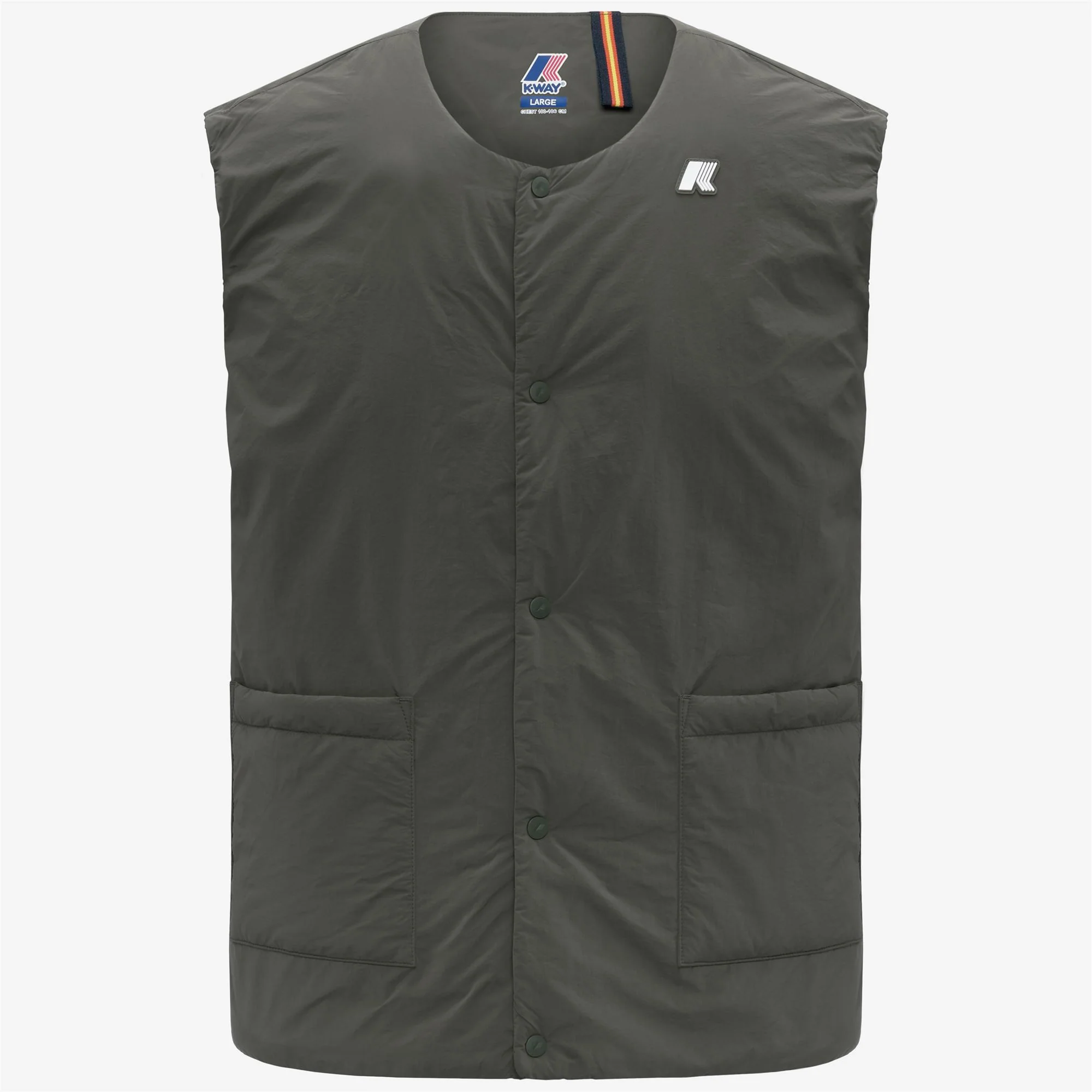 VALTY PLAIN WARM - Jackets - Vest - Man - GREEN BLACKISH