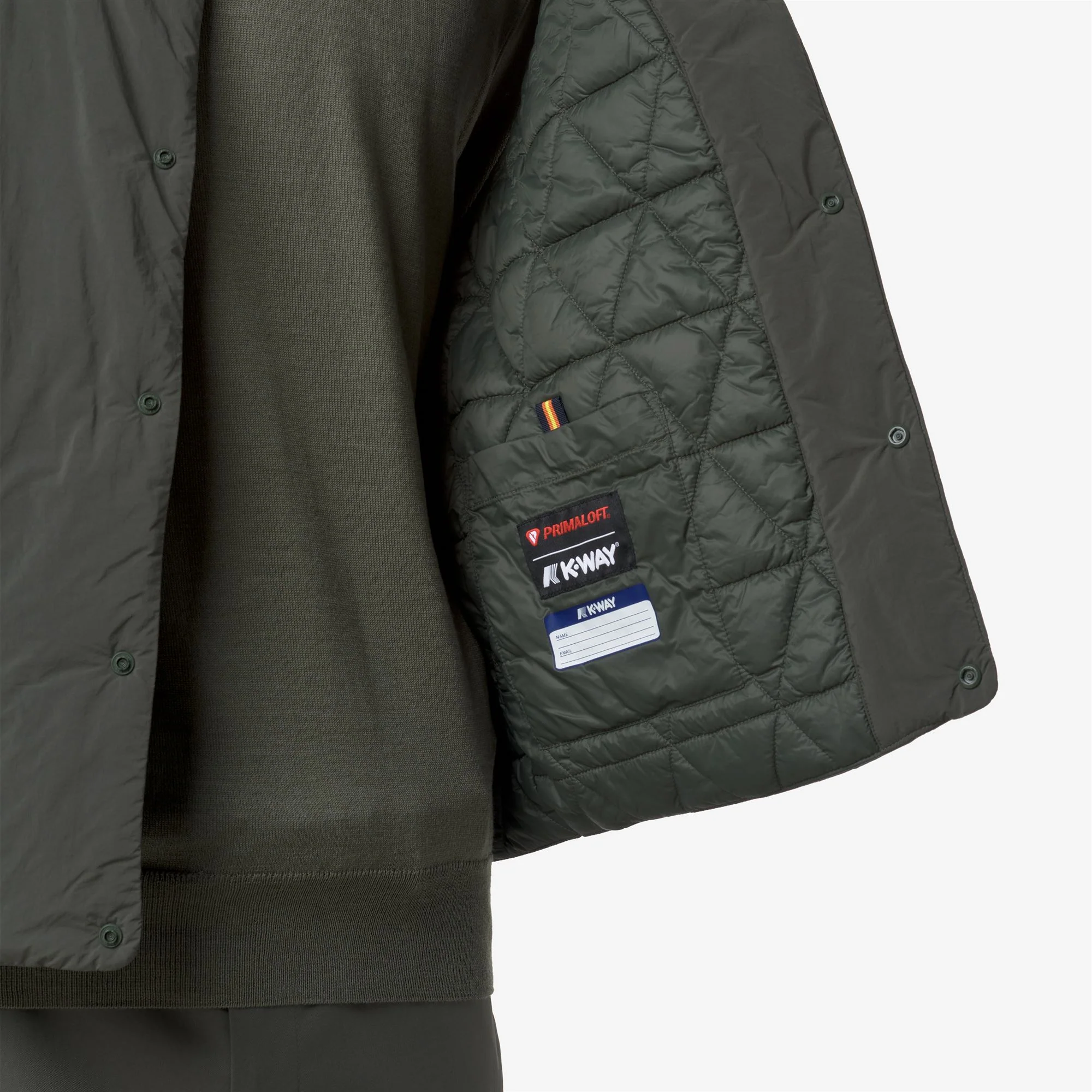 VALTY PLAIN WARM - Jackets - Vest - Man - GREEN BLACKISH - Image 2