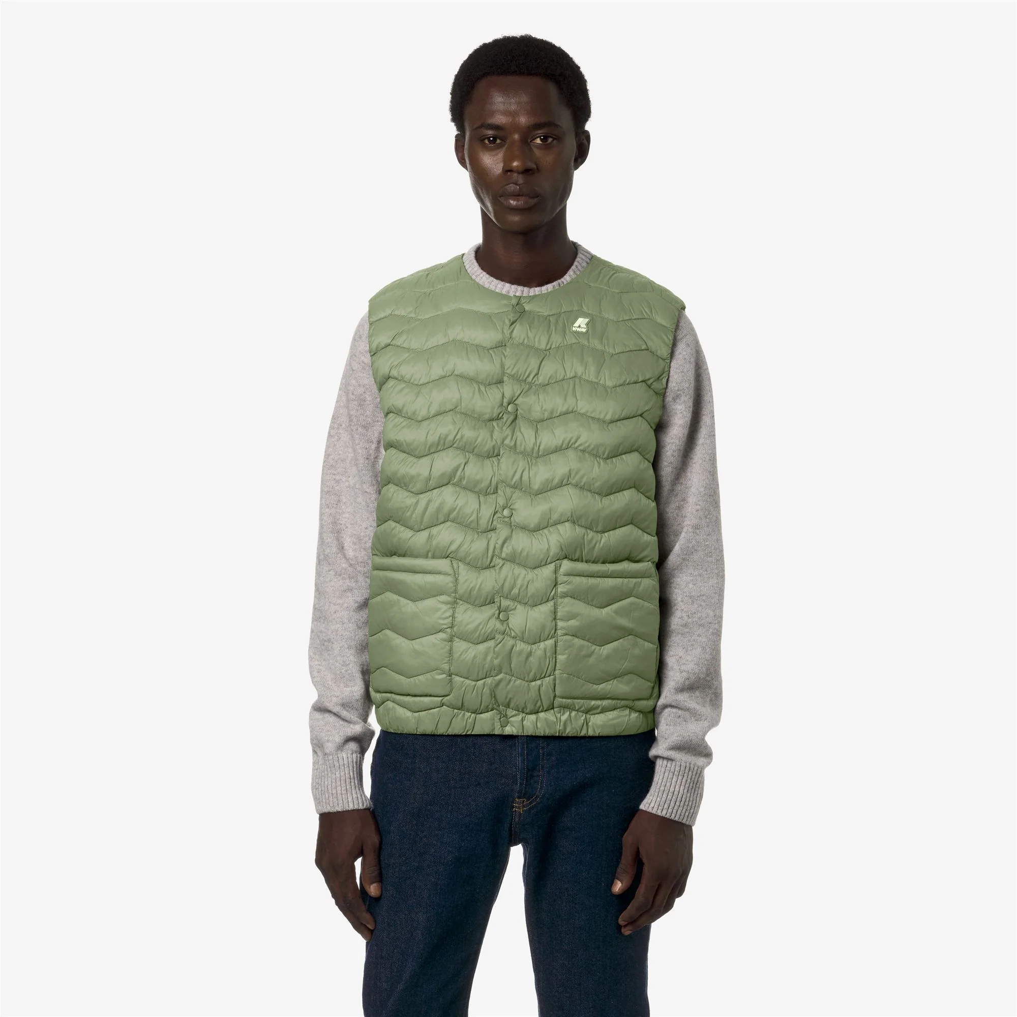 VALTY QUILTED WARM - Jackets - Vest - Man - GREEN SAGE - Image 3