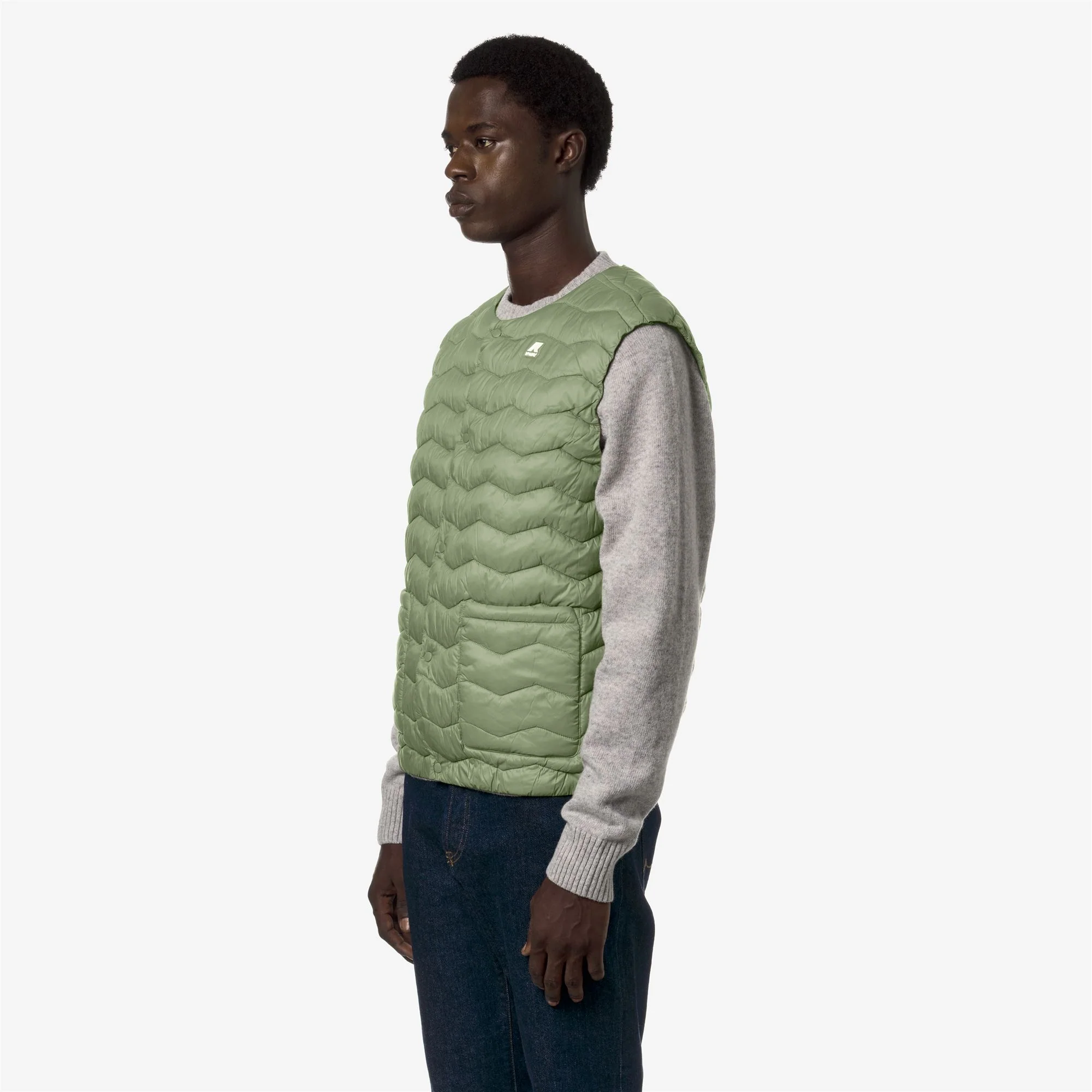 VALTY QUILTED WARM - Jackets - Vest - Man - GREEN SAGE - Image 4