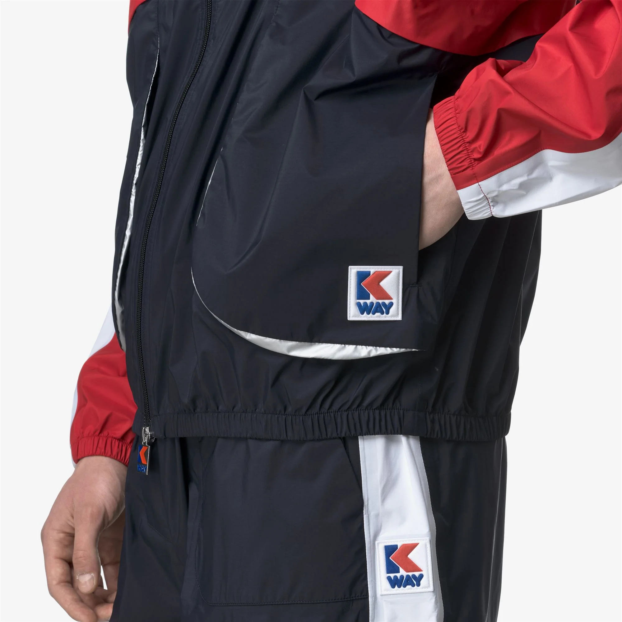7002 FULL ZIP - Jackets - Short - Unisex - BLUE RED WHITE - Image 2
