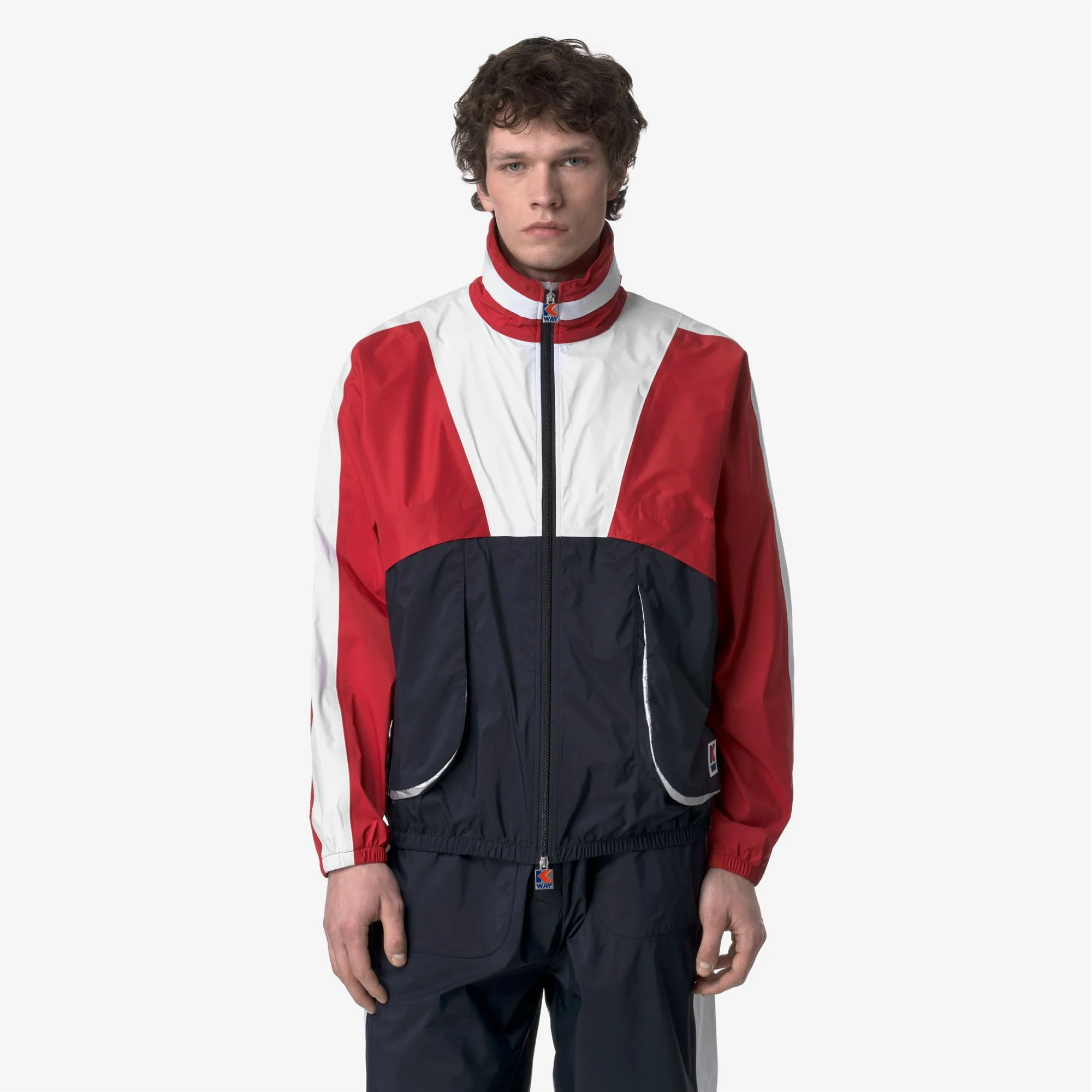 7002 FULL ZIP - Jackets - Short - Unisex - BLUE RED WHITE - Image 3