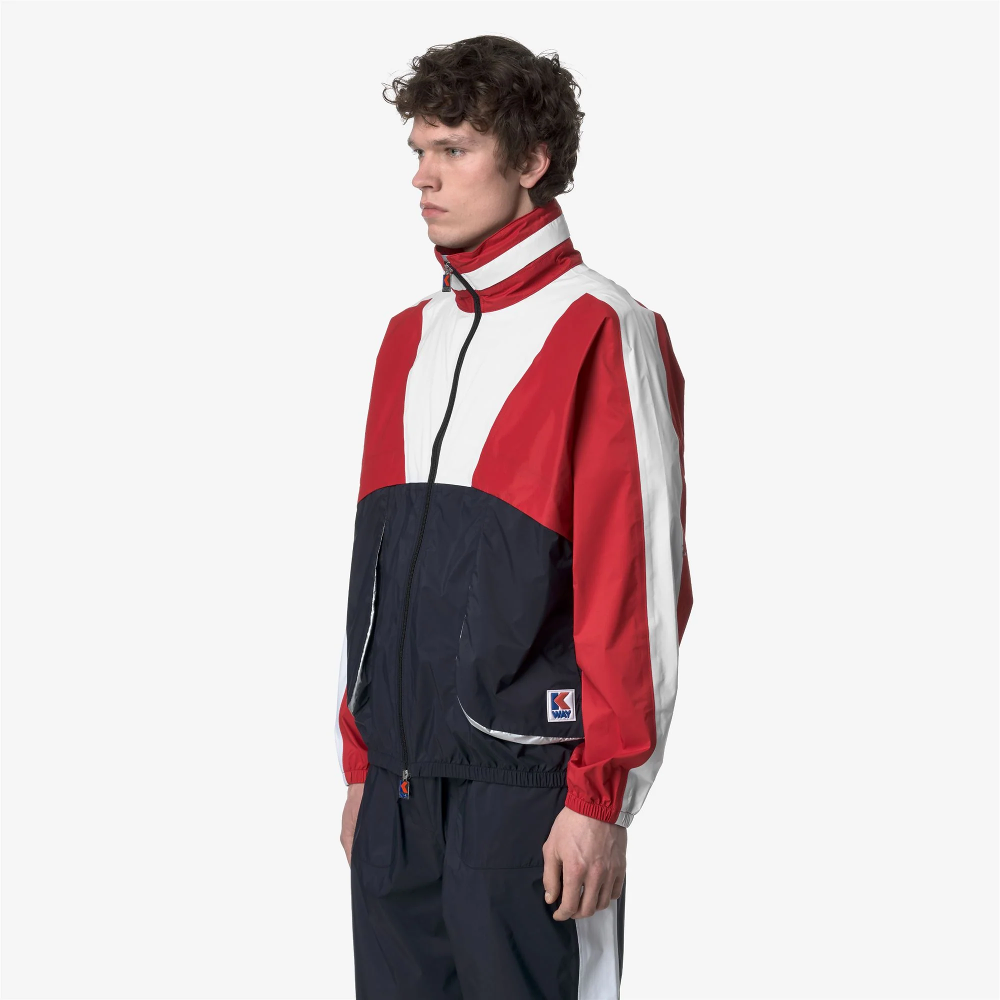 7002 FULL ZIP - Jackets - Short - Unisex - BLUE RED WHITE - Image 4