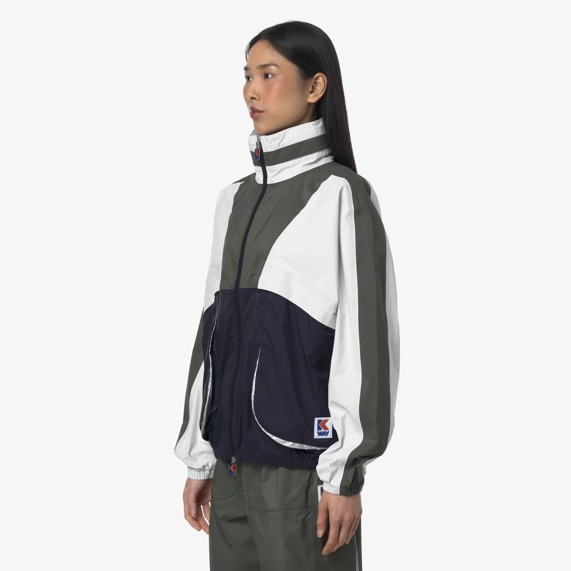 7002 FULL ZIP - Jackets - Short - Unisex - BLUE WHITE GREEN - Image 4