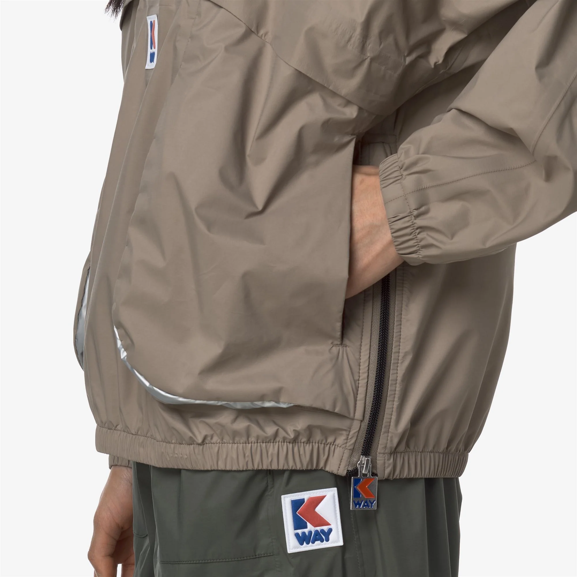7002 HALF ZIP - Jackets - Short - Unisex - BEIGE TAUPE - Image 2