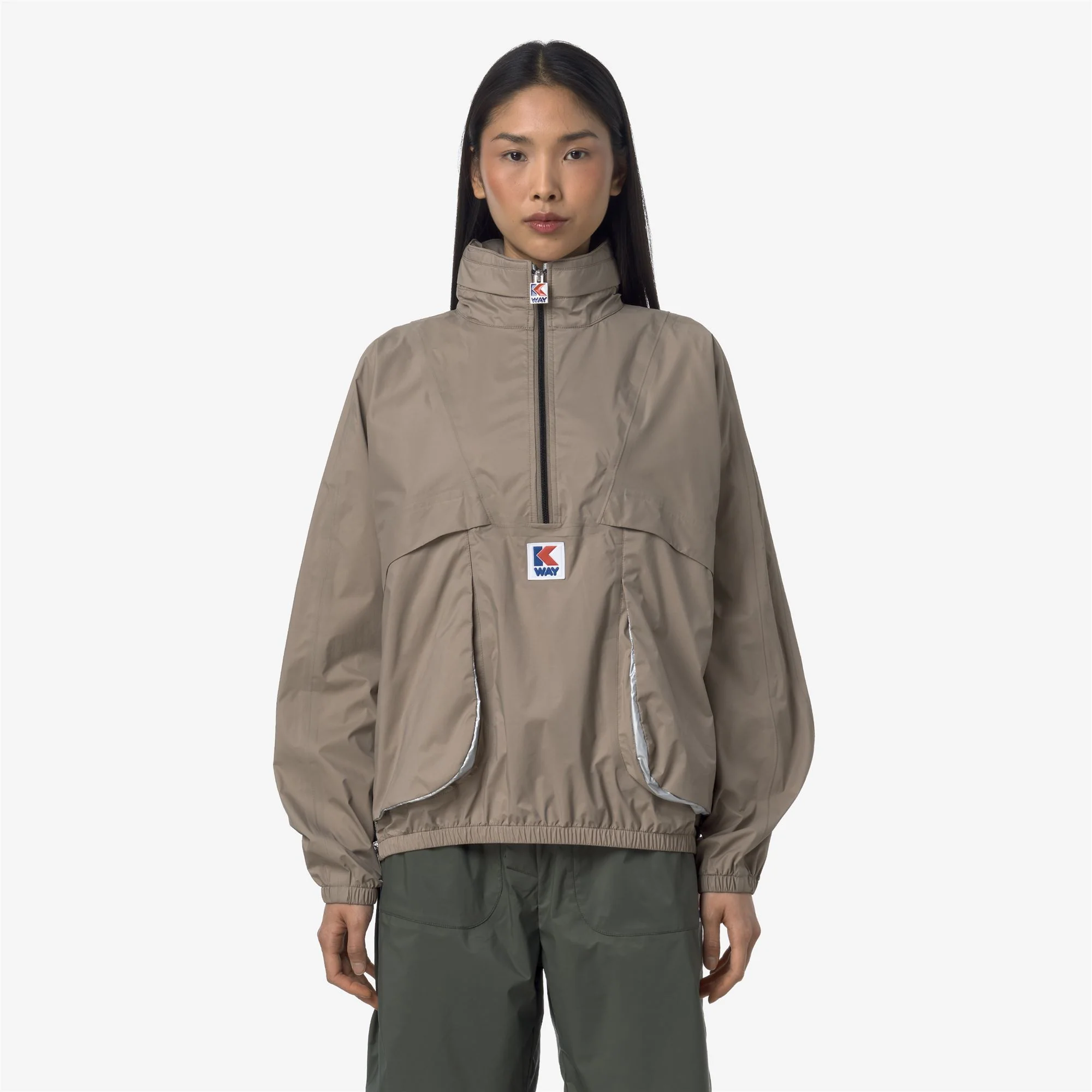 7002 HALF ZIP - Jackets - Short - Unisex - BEIGE TAUPE - Image 3