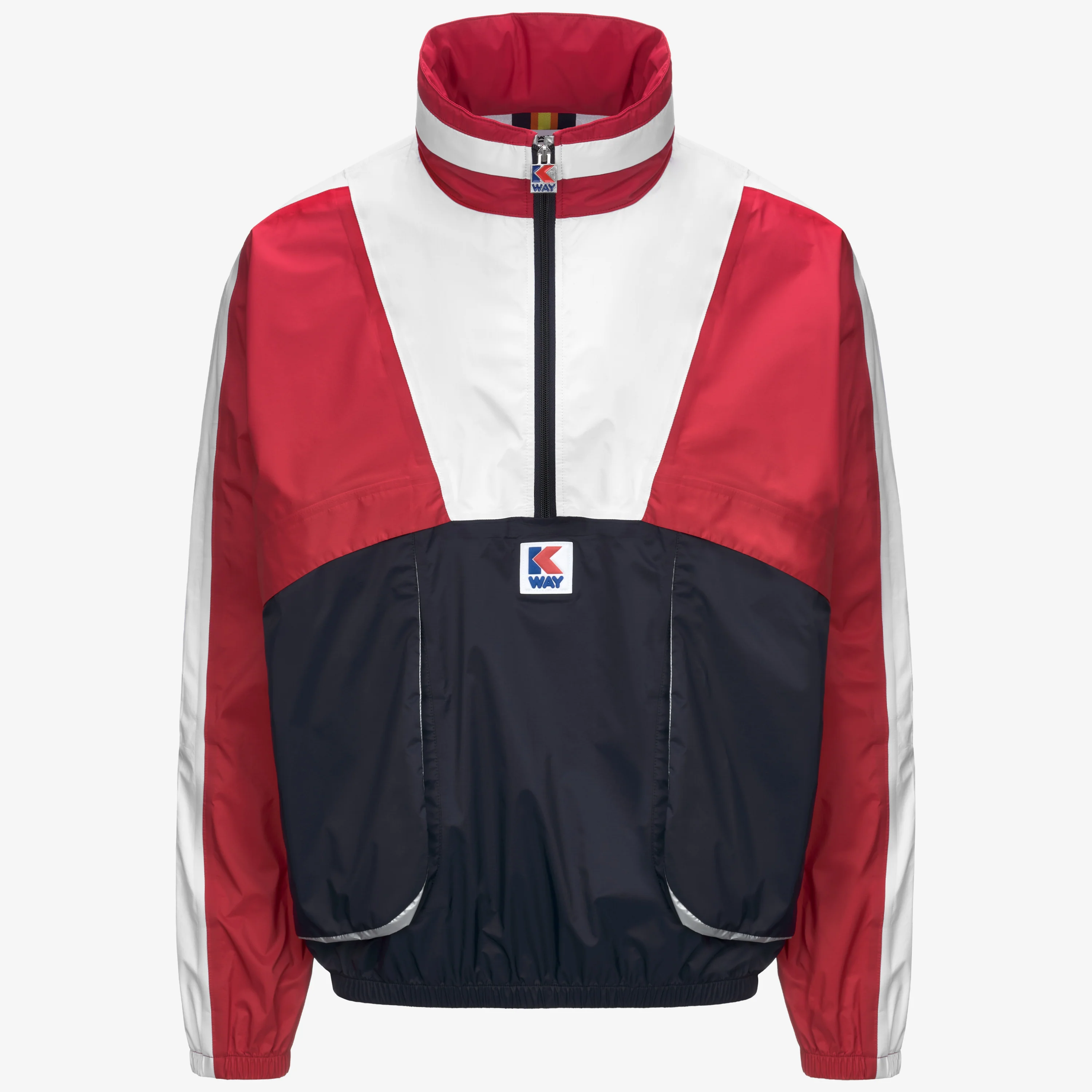 7002 HALF ZIP - Jackets - Short - Unisex - BLUE RED WHITE