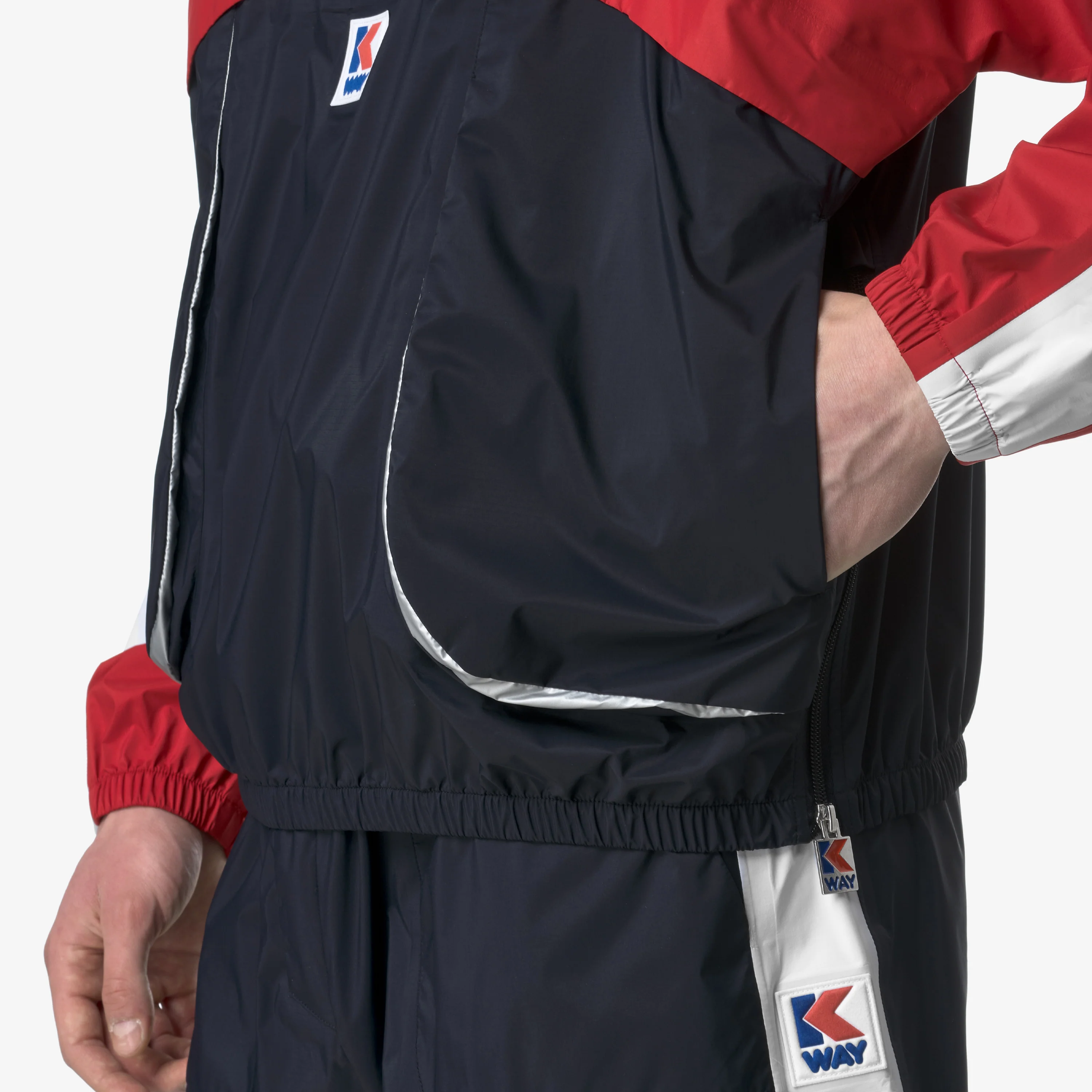 7002 HALF ZIP - Jackets - Short - Unisex - BLUE RED WHITE - Image 2