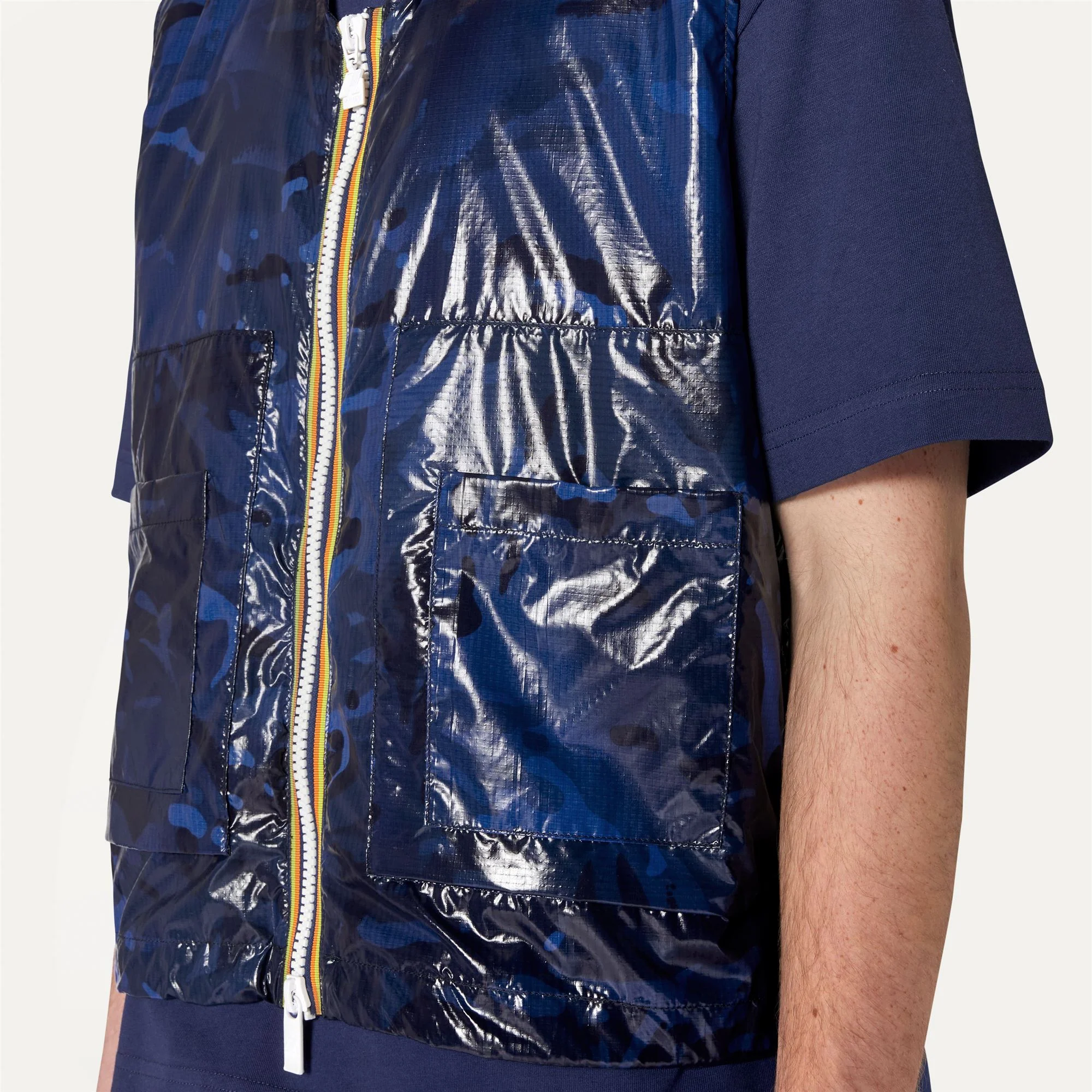 BARNEL CAMOU - Jackets - Vest - Unisex - BLUE CAMOUFLAGE - Image 2