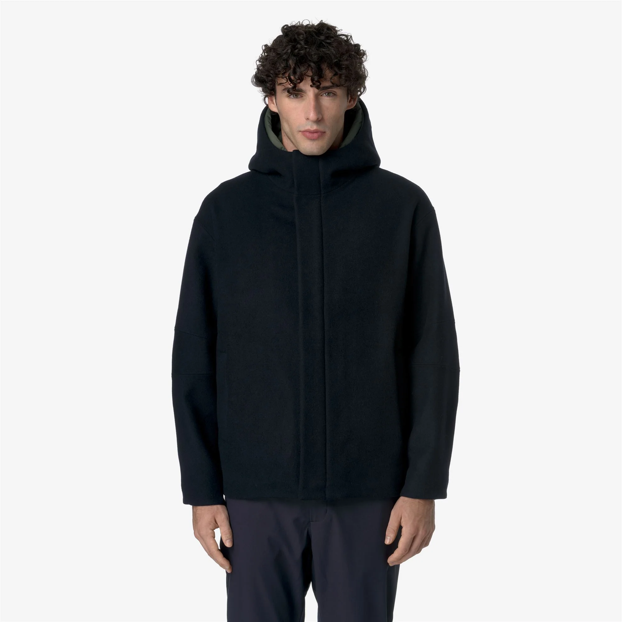 CLAUDEL WOOLMARK - Jackets - Jacket - Unisex - BLUE DEPTH-GREEN BLACKISH - Image 5