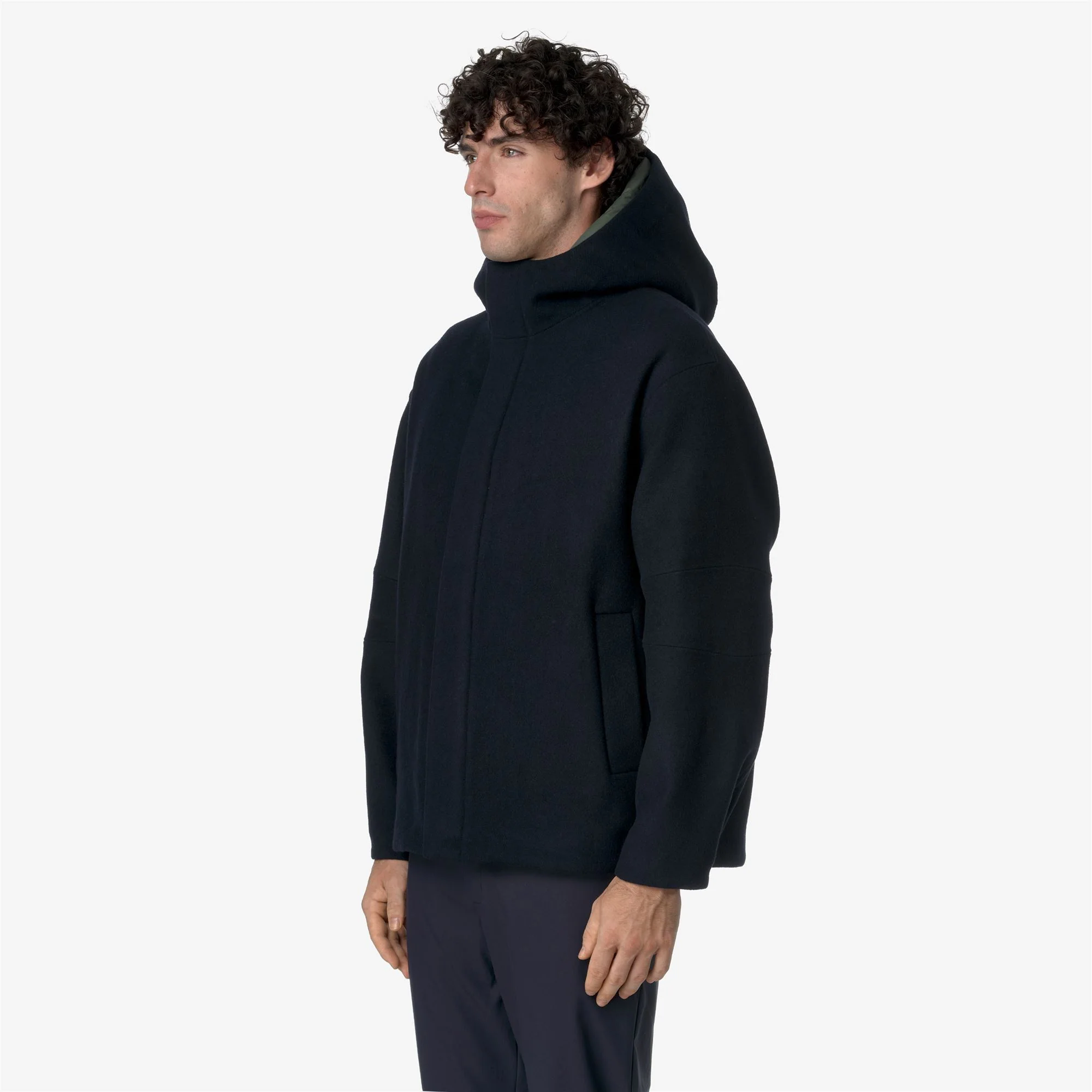 CLAUDEL WOOLMARK - Jackets - Jacket - Unisex - BLUE DEPTH-GREEN BLACKISH - Image 6