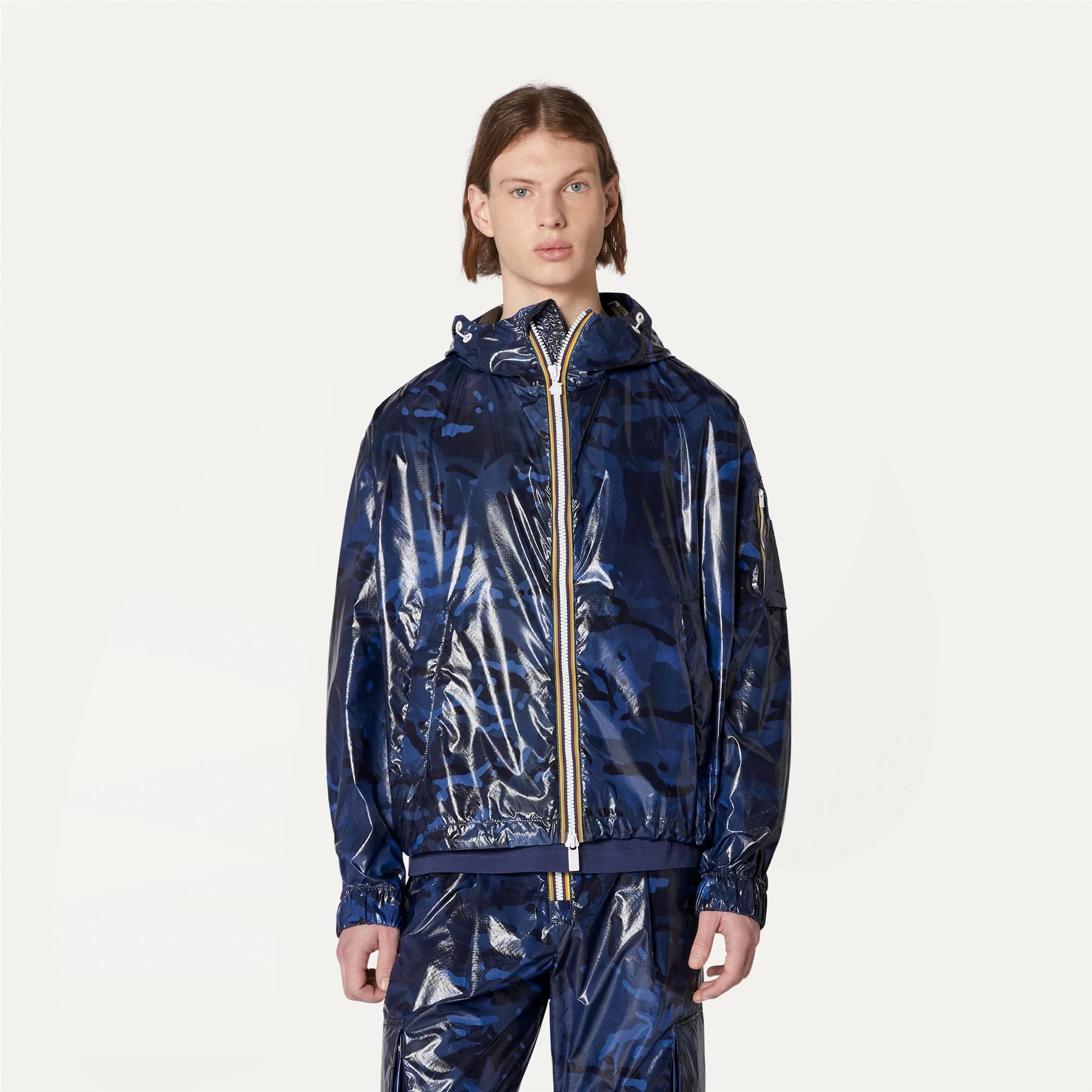 CLAUDEY CAMOU - Jackets - Short - Unisex - BLUE CAMOUFLAGE - Image 3