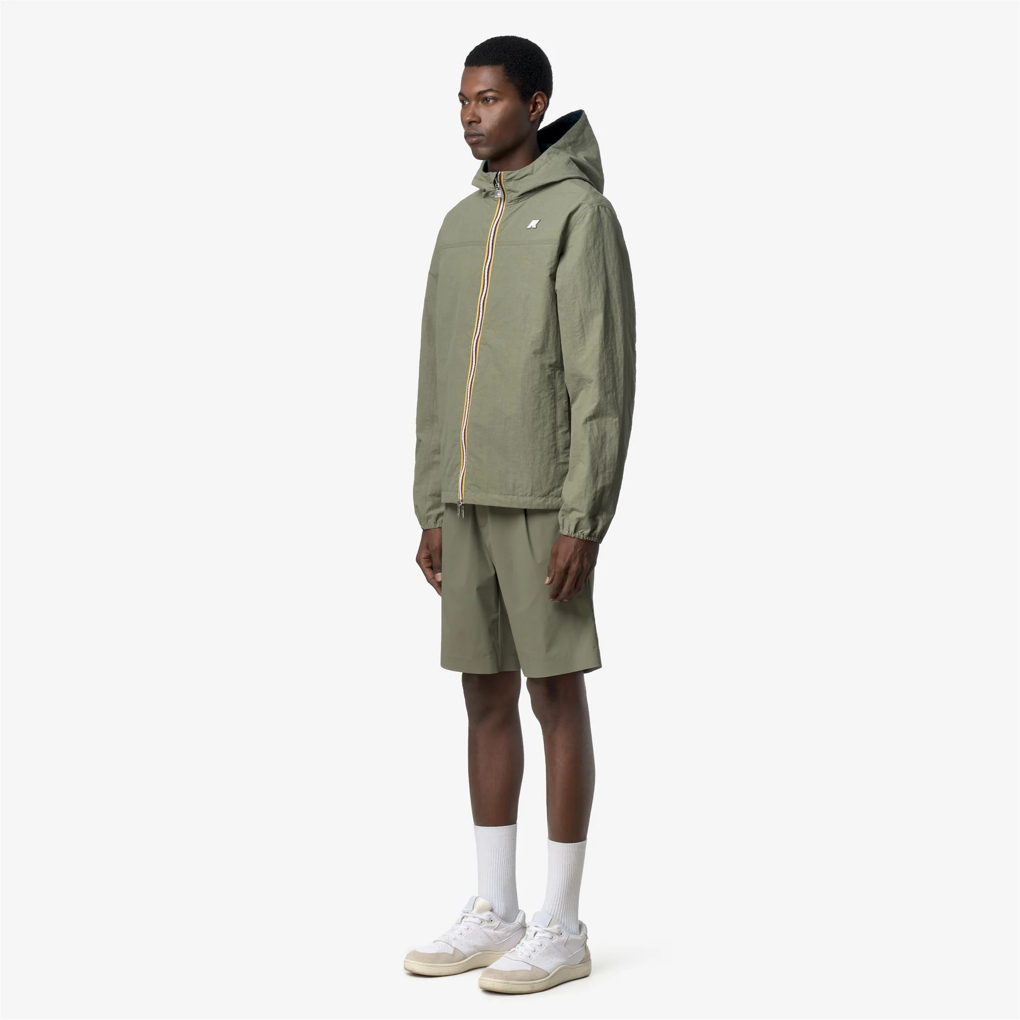 JAKE COTTON REVERSIBLE - Jackets - Short - Man - GREEN LICHEN-BLUE INSIGNIA - Image 5