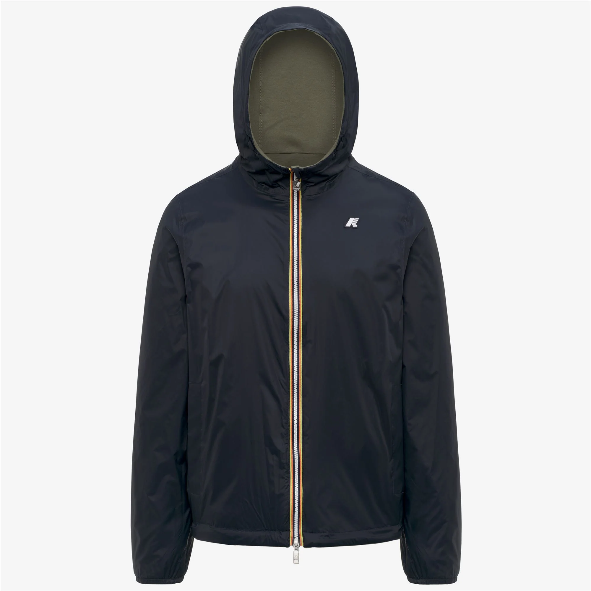 JAKE REVERSIBLE INTERLOCK - Jackets - Short - Man - GREEN LICHEN-BLUE DEPTH - Image 2