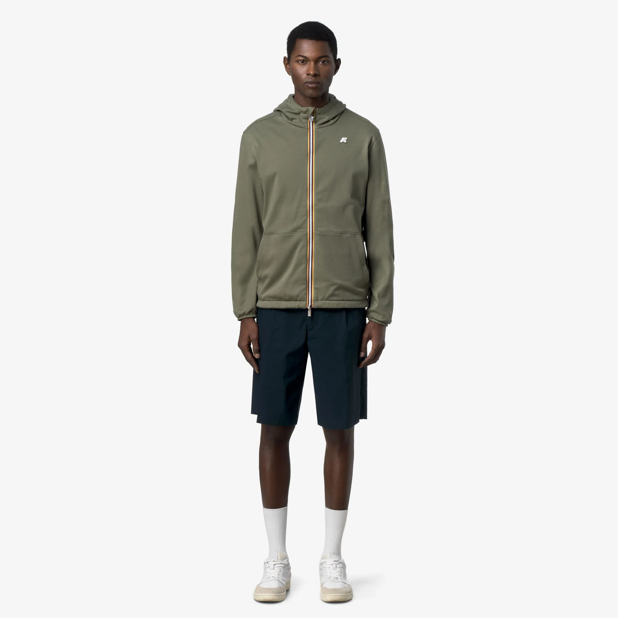 JAKE REVERSIBLE INTERLOCK - Jackets - Short - Man - GREEN LICHEN-BLUE DEPTH - Image 4