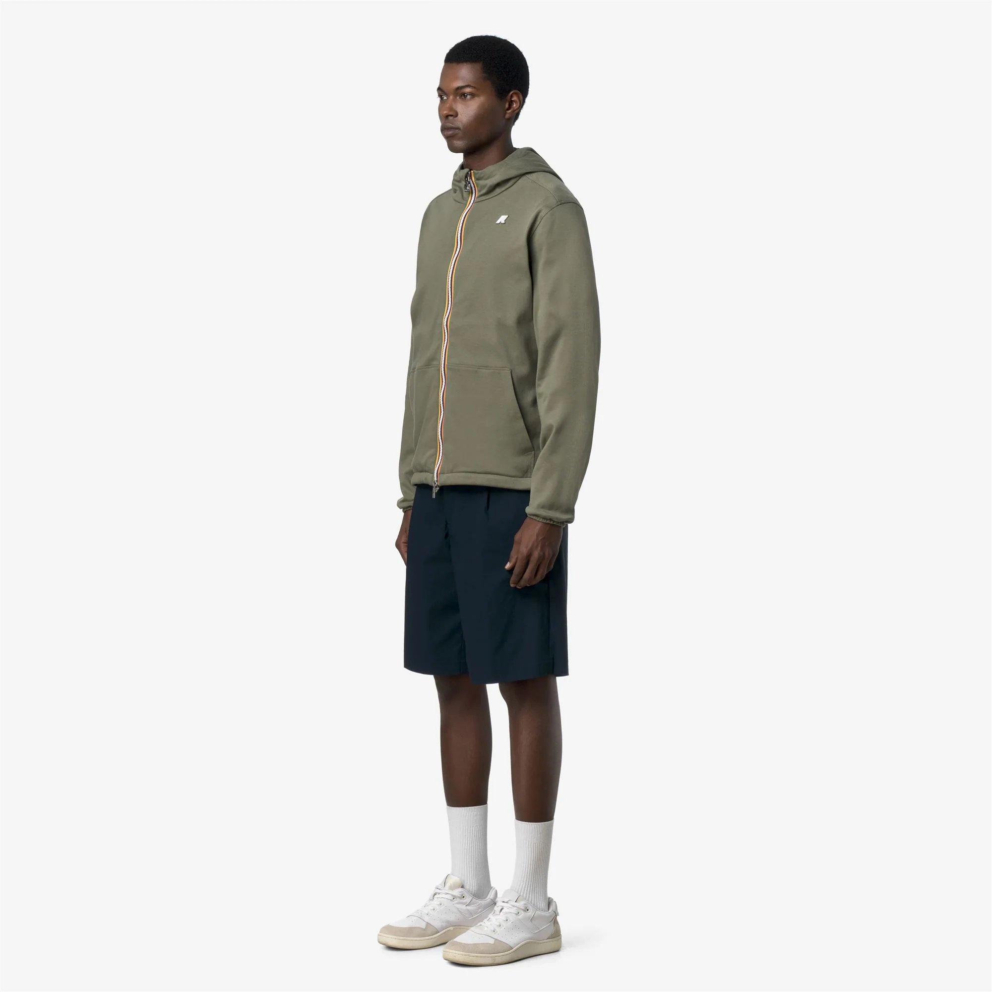 JAKE REVERSIBLE INTERLOCK - Jackets - Short - Man - GREEN LICHEN-BLUE DEPTH - Image 5