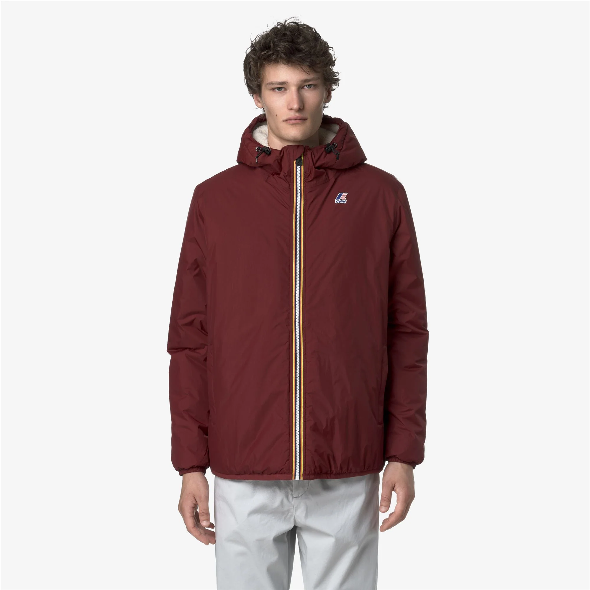 LE VRAI 4.0 CLAUDE ORSETTO - Jackets - Mid - Unisex - RED SYRAH - Image 3