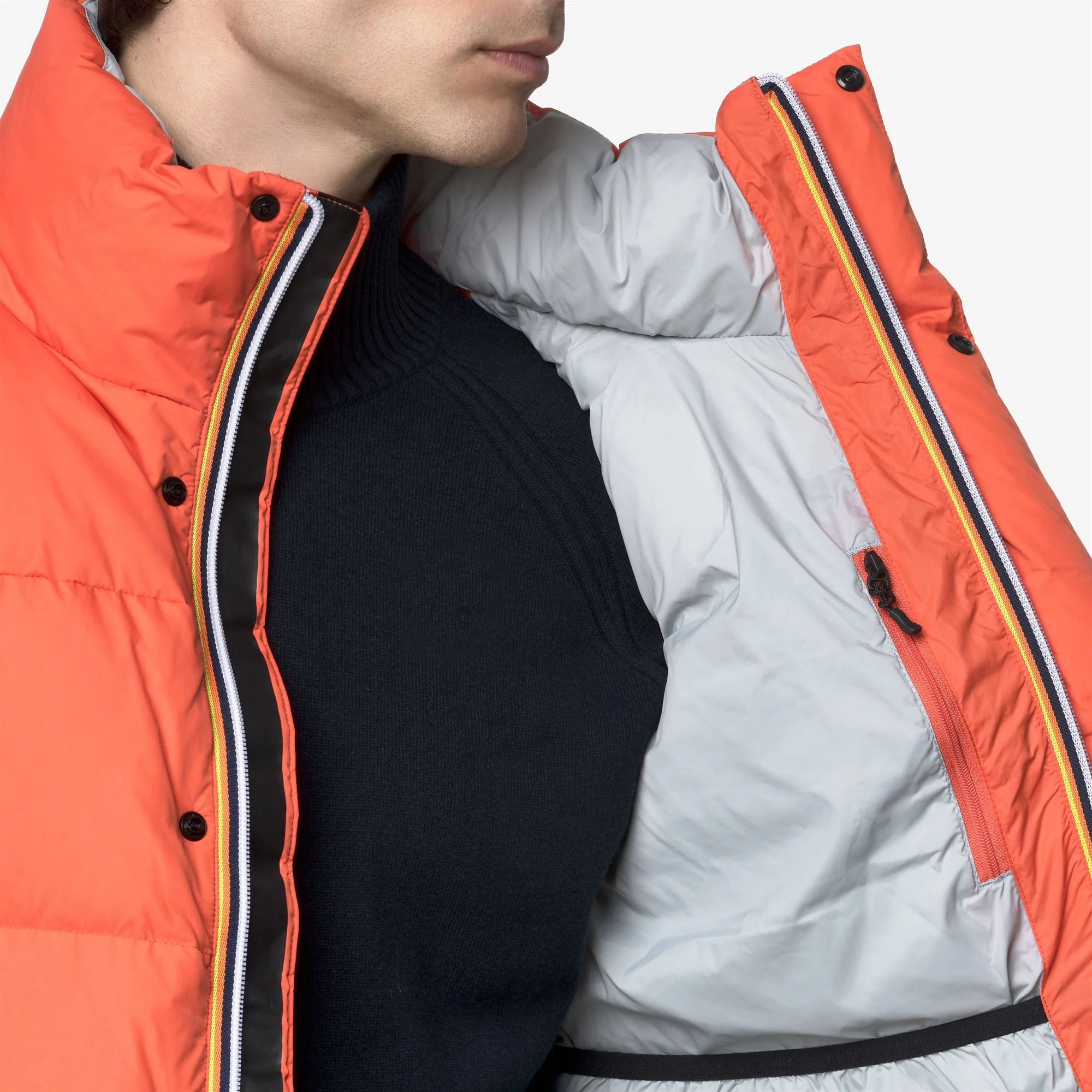 LE VRAI 4.0 CORIN HEAVY WARM - Jackets - Vest - Unisex - ORANGE FIESTA - Image 2