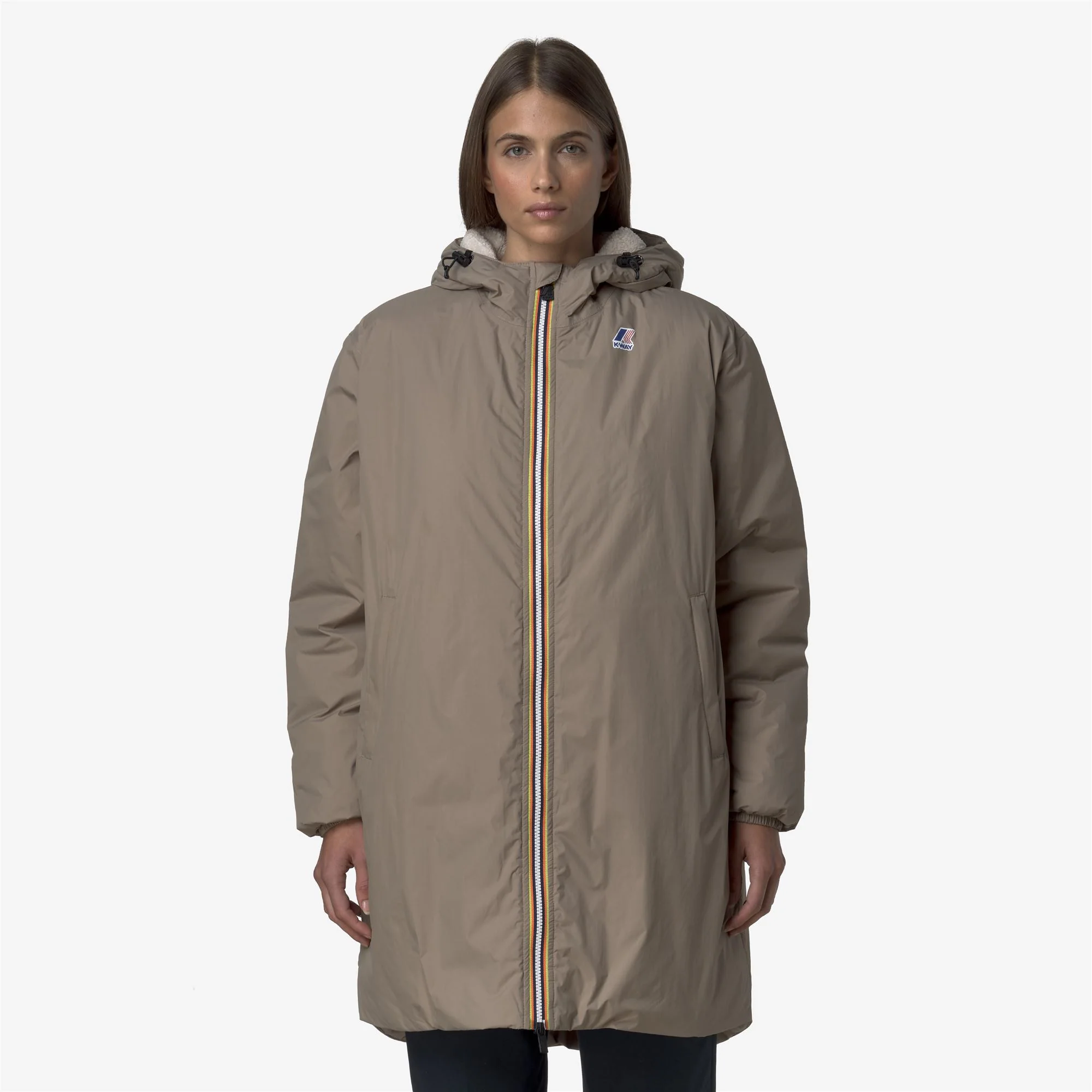 LE VRAI 4.0 EIFFEL EAST ORSETTO - Jackets - 3/4 LENGTH - Unisex - BEIGE TAUPE - Image 3