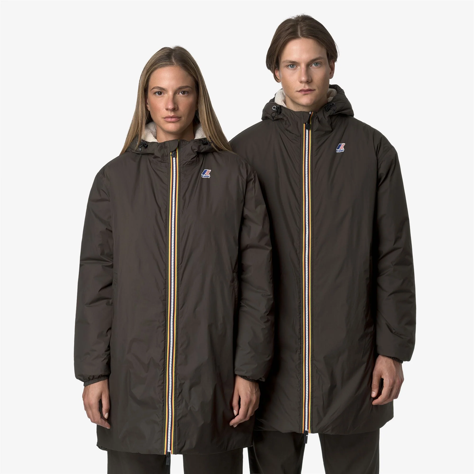 LE VRAI 4.0 EIFFEL EAST ORSETTO - Jackets - 3/4 LENGTH - Unisex - BLACK OLIVE - Image 2