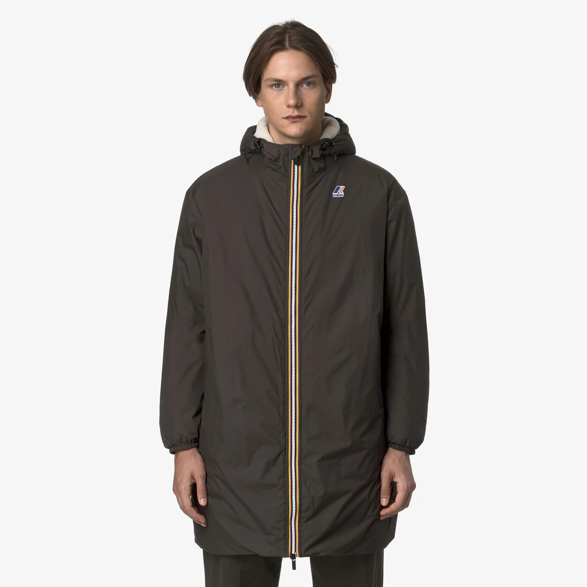 LE VRAI 4.0 EIFFEL EAST ORSETTO - Jackets - 3/4 LENGTH - Unisex - BLACK OLIVE - Image 3