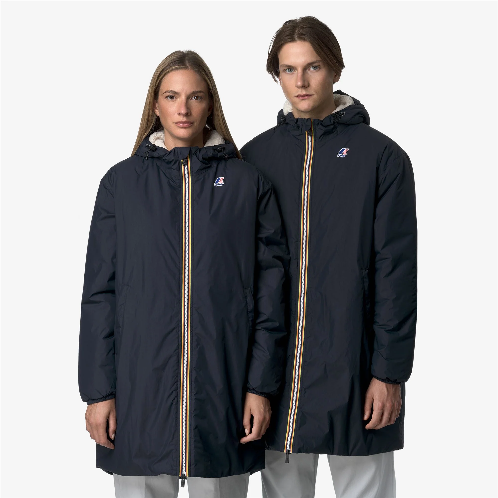 LE VRAI 4.0 EIFFEL EAST ORSETTO - Jackets - 3/4 LENGTH - Unisex - BLUE DEPTH - Image 2
