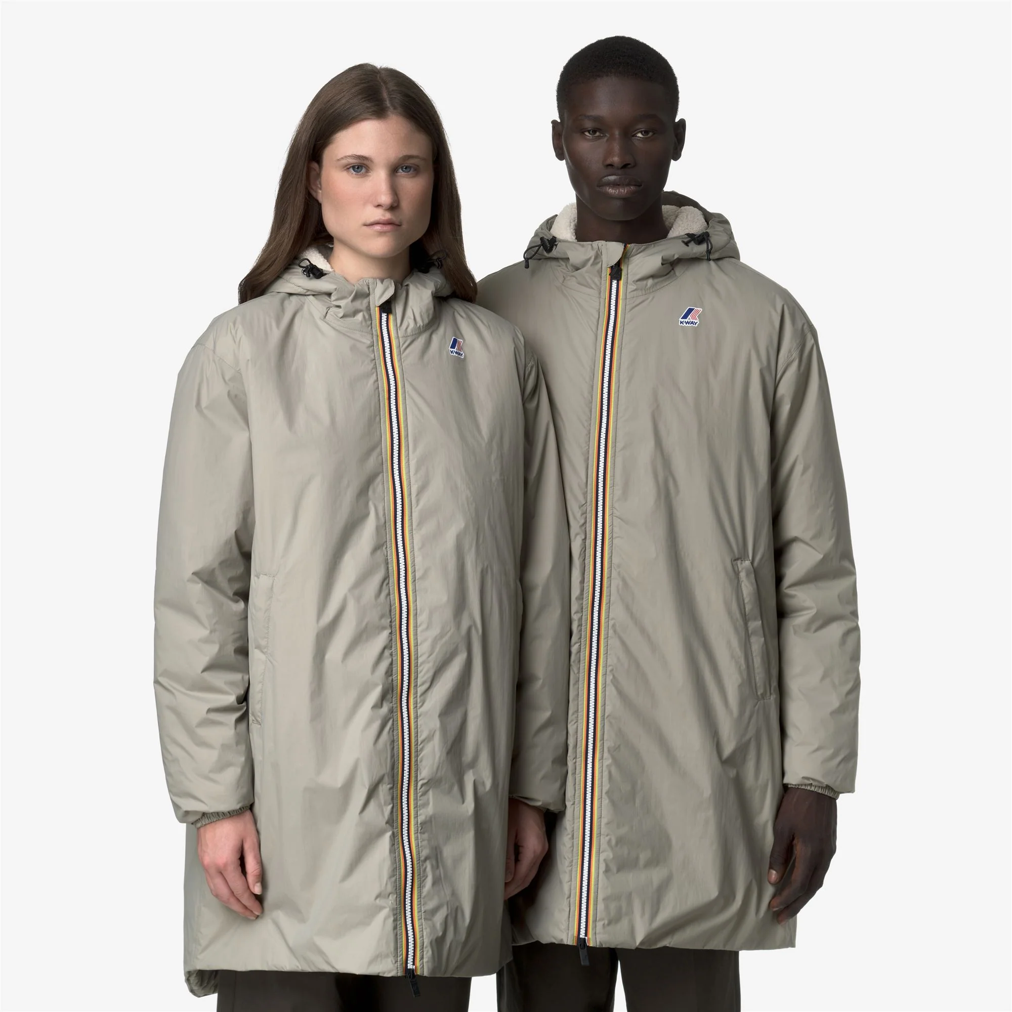 LE VRAI 4.0 EIFFEL EAST ORSETTO - Jackets - 3/4 LENGTH - Unisex - GREEN OAK - Image 2