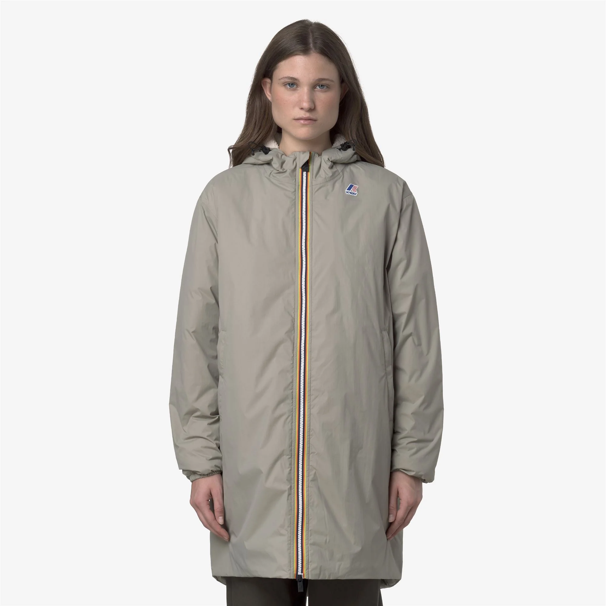 LE VRAI 4.0 EIFFEL EAST ORSETTO - Jackets - 3/4 LENGTH - Unisex - GREEN OAK - Image 3