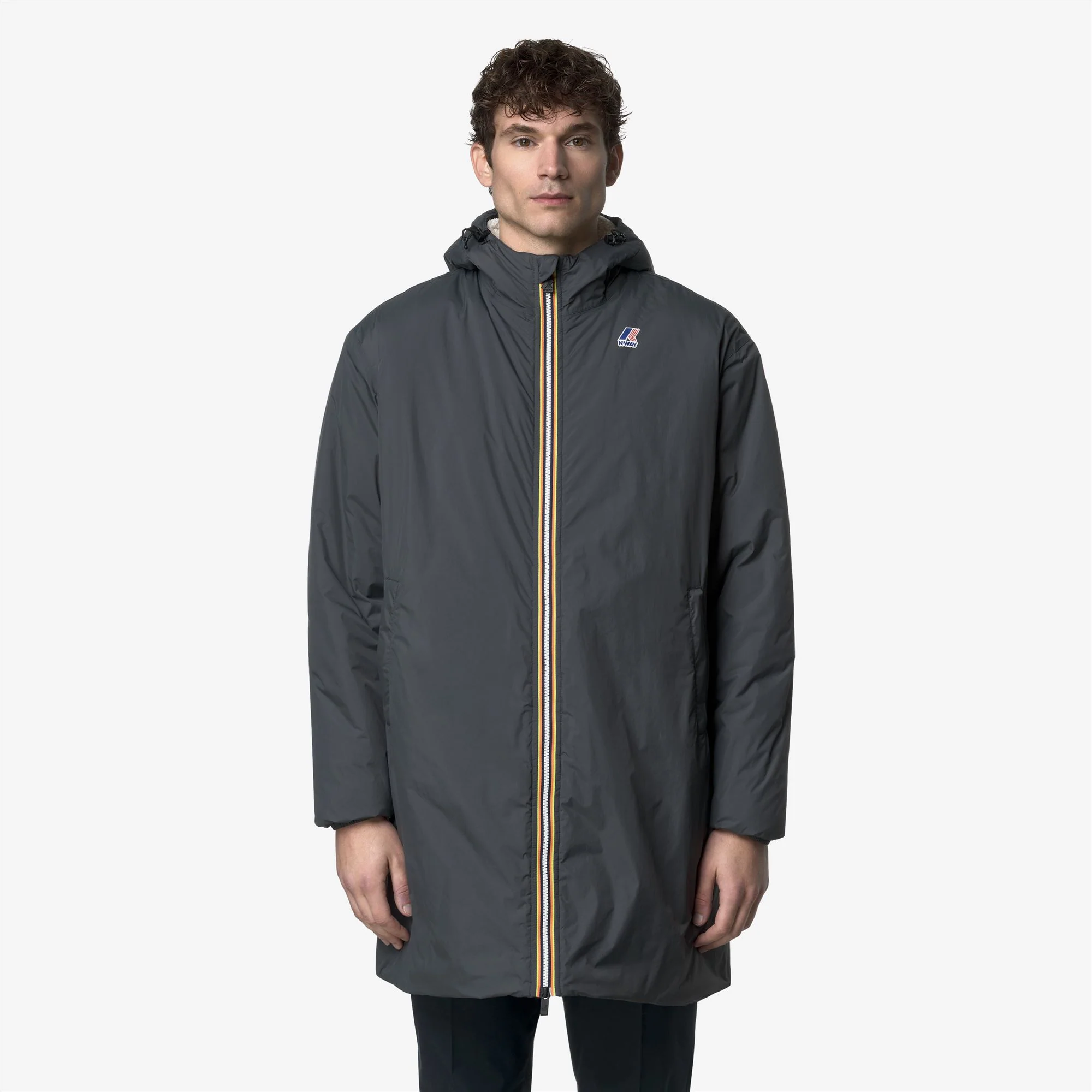 LE VRAI 4.0 EIFFEL EAST ORSETTO - Jackets - 3/4 LENGTH - Unisex - GREY SHADOW DK - Image 3