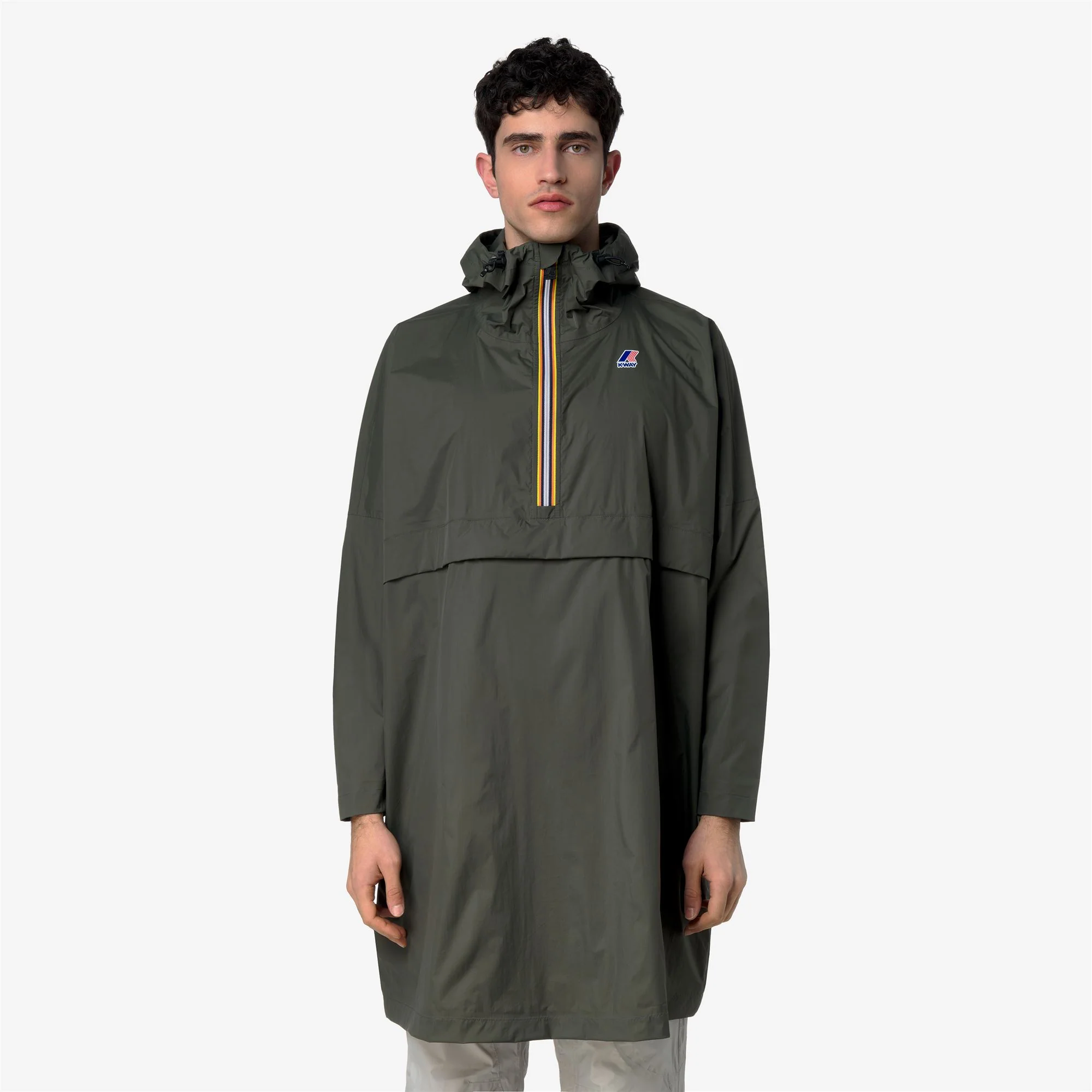 LE VRAI 4.0 FORTUNE - Jackets - PONCHO - Unisex - GREEN BLACKISH - Image 4