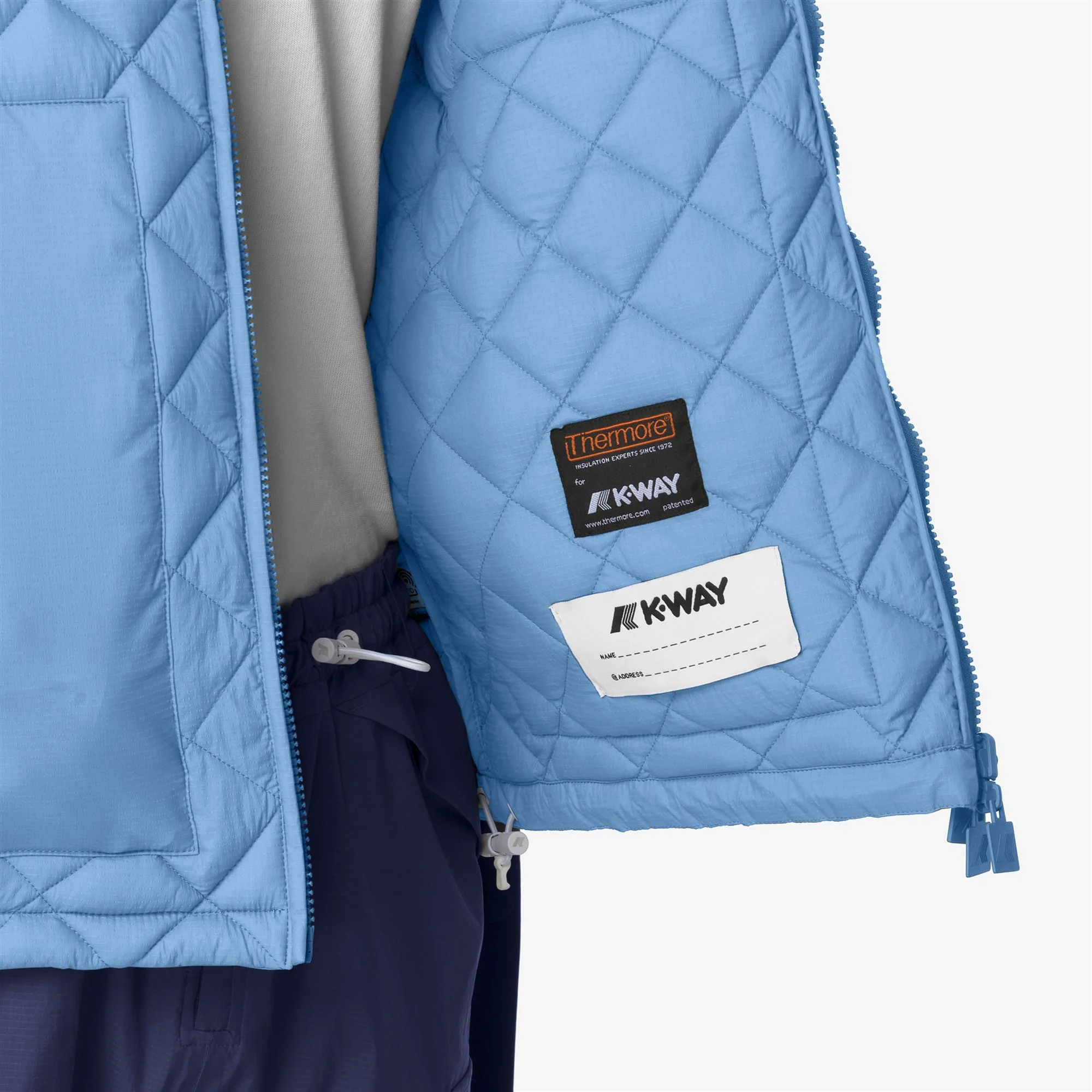 SHIBAR ECO LIGHT WARM - Jackets - Short - Unisex - AZURE SKY - Image 2