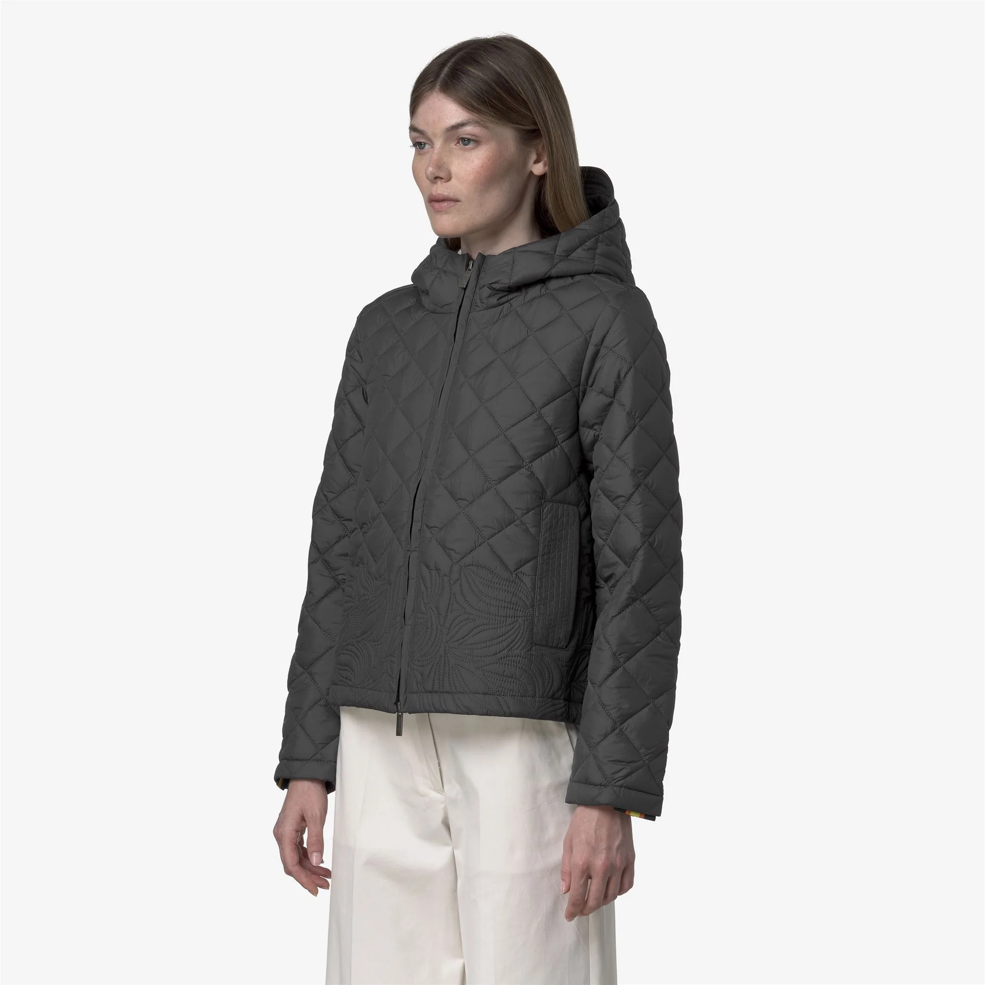 ADELY PREMIUM WARM - Jackets - Short - Woman - GREY SHADOW DARK - Image 4