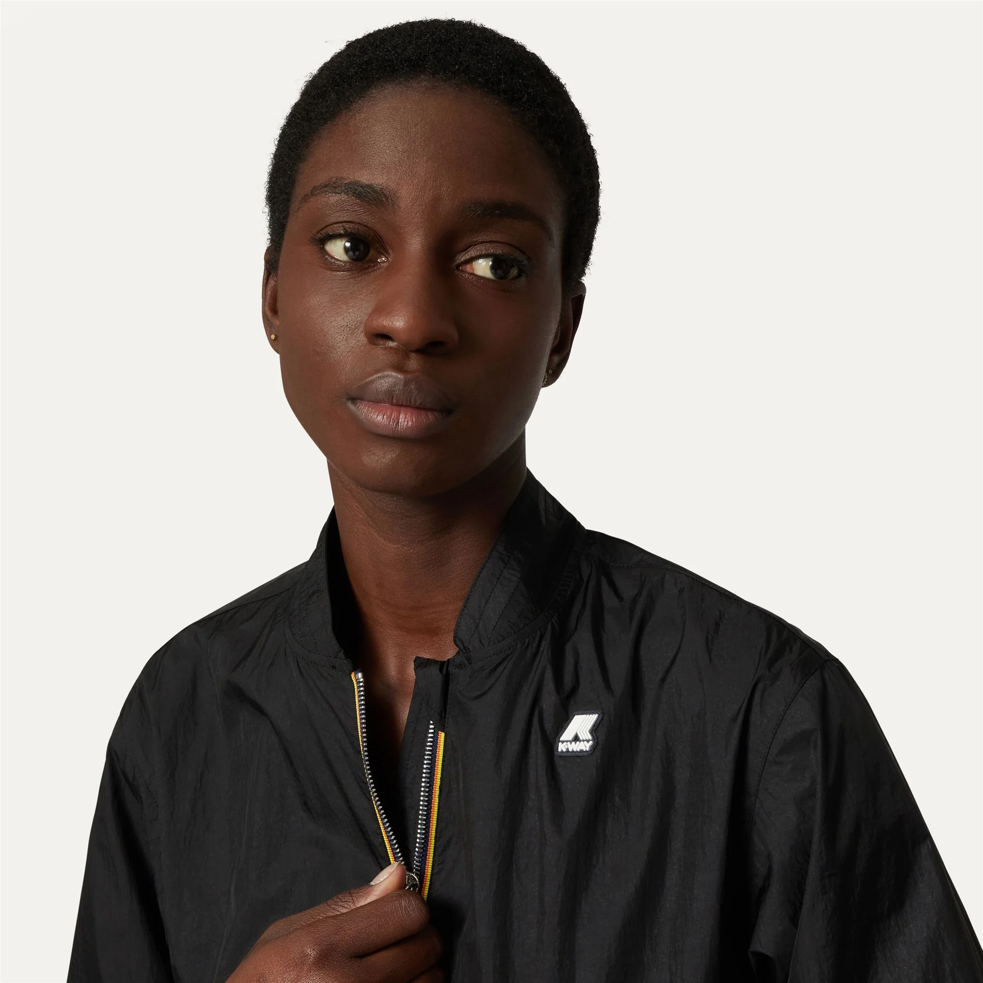 AMAURETTE IRIDESCENT METAL NY - Jackets - Short - Woman - BLACK PURE - Image 2