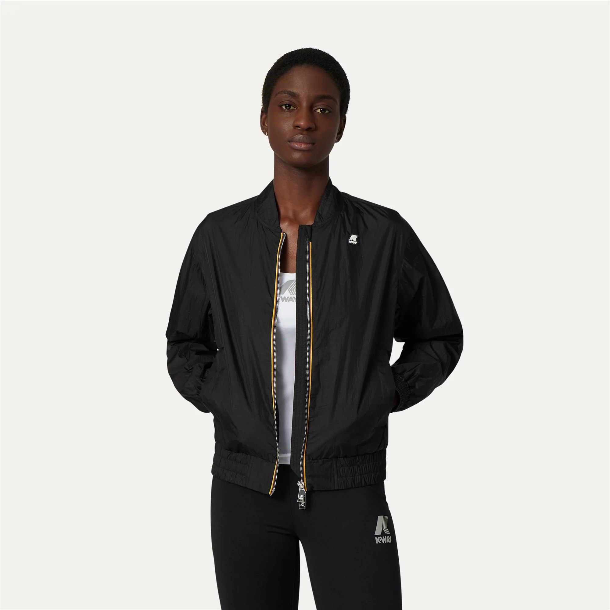 AMAURETTE IRIDESCENT METAL NY - Jackets - Short - Woman - BLACK PURE - Image 3