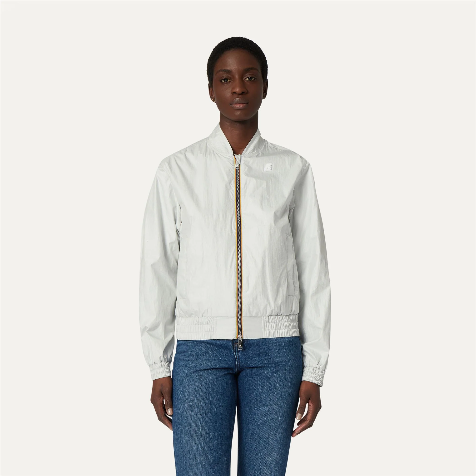 AMAURETTE IRIDESCENT METAL NY - Jackets - Short - Woman - WHITE - Image 3