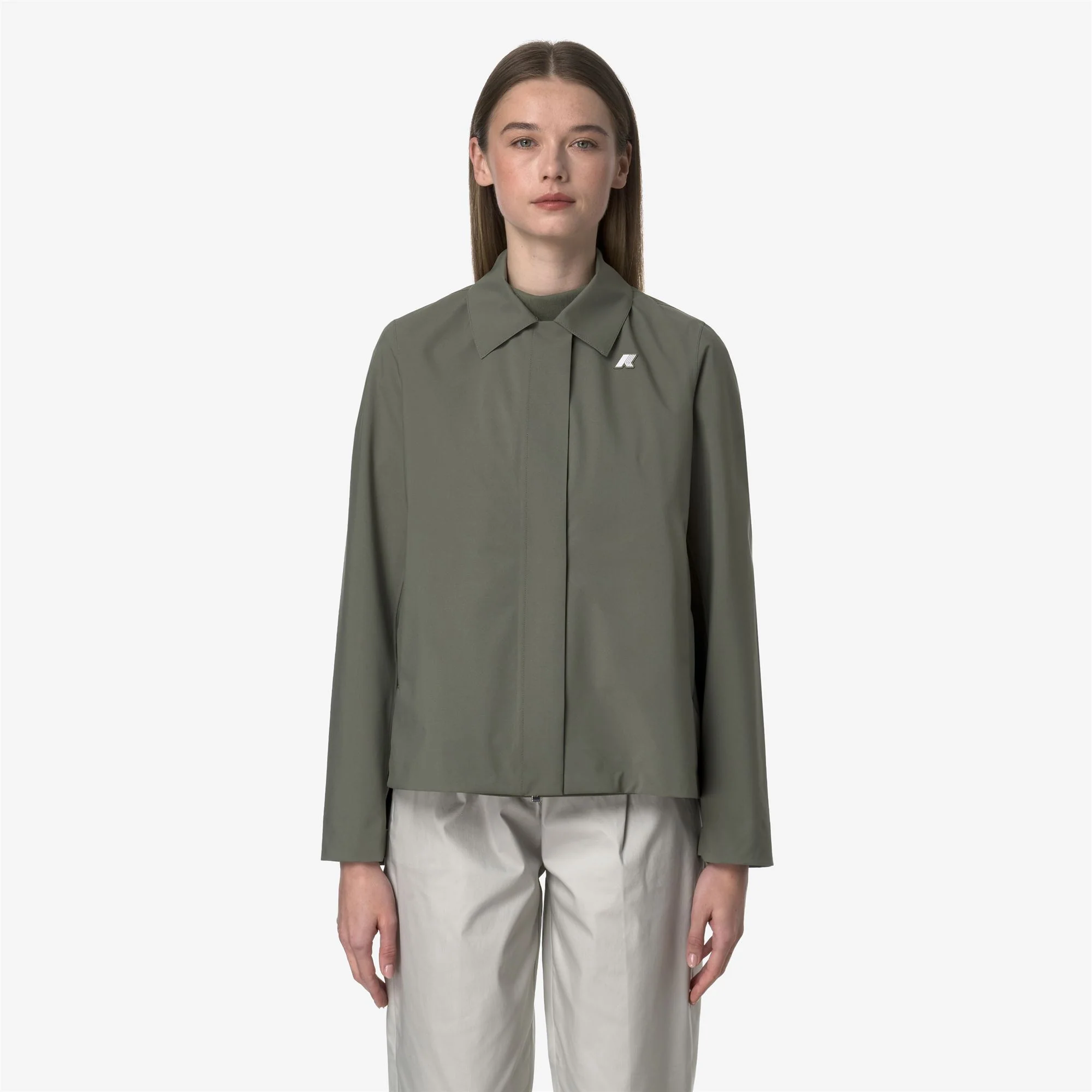 ARABEL STRETCH 2L - Jackets - Short - Woman - GREEN LICHEN - Image 3