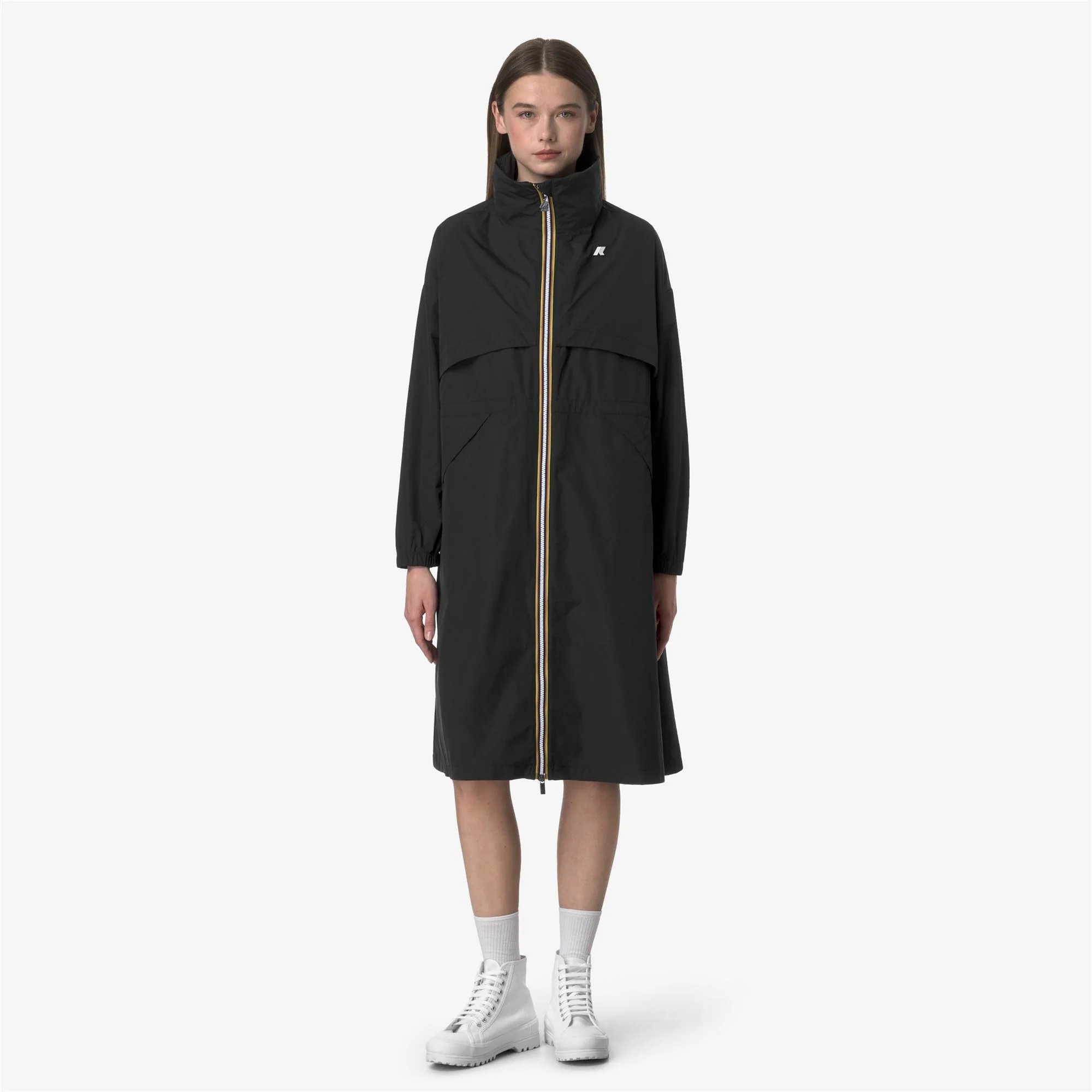AUBE MEMORY TOUCH - Jackets - Long - Woman - BLACK PURE - Image 3
