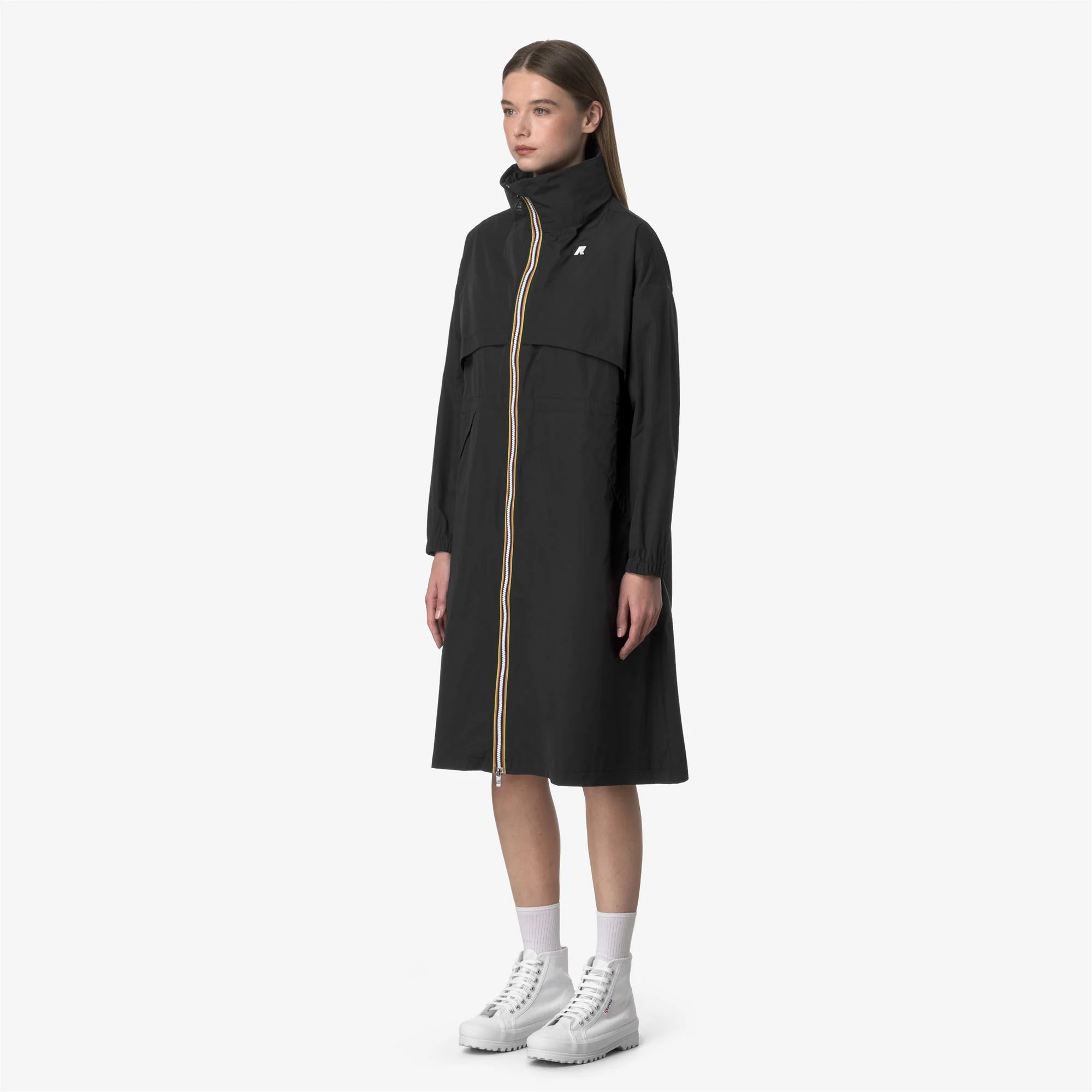 AUBE MEMORY TOUCH - Jackets - Long - Woman - BLACK PURE - Image 4
