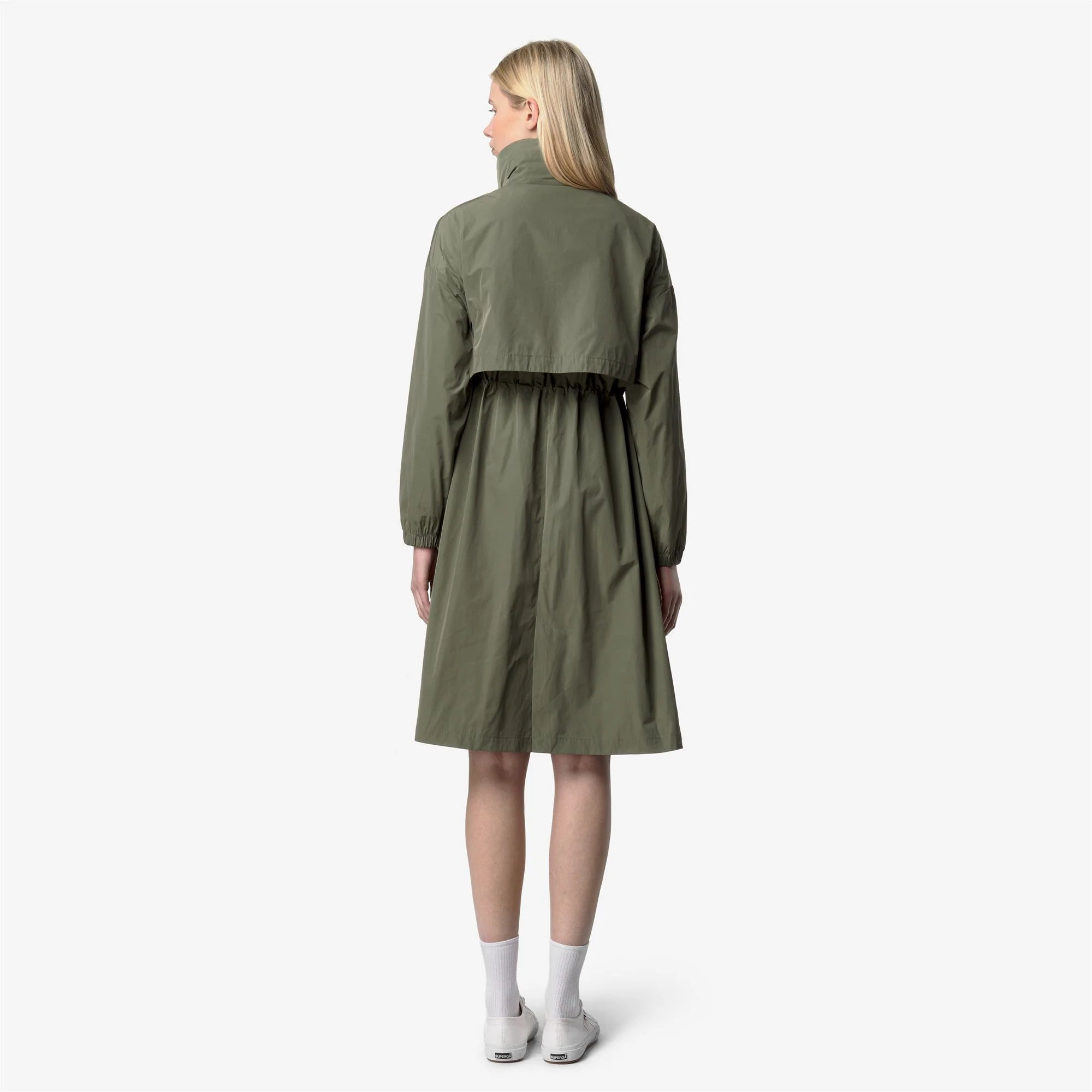 AUBE MEMORY TOUCH - Jackets - Long - Woman - GREEN LICHEN - Image 5