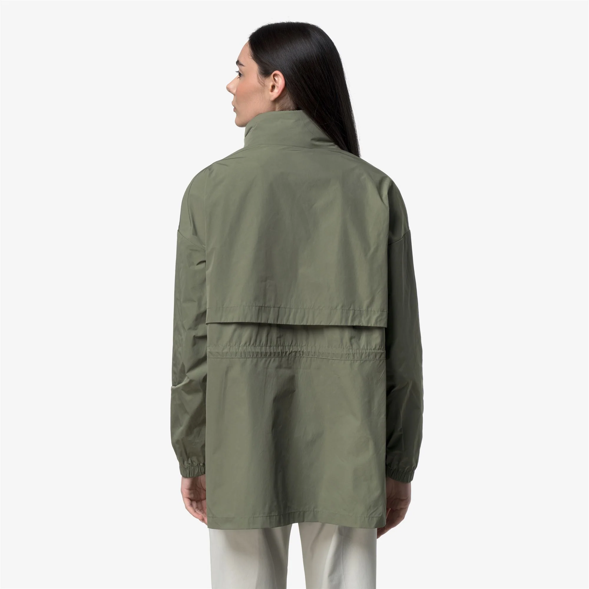 AUBELINE MEMORY TOUCH - Jackets - Mid - Woman - GREEN LICHEN - Image 5