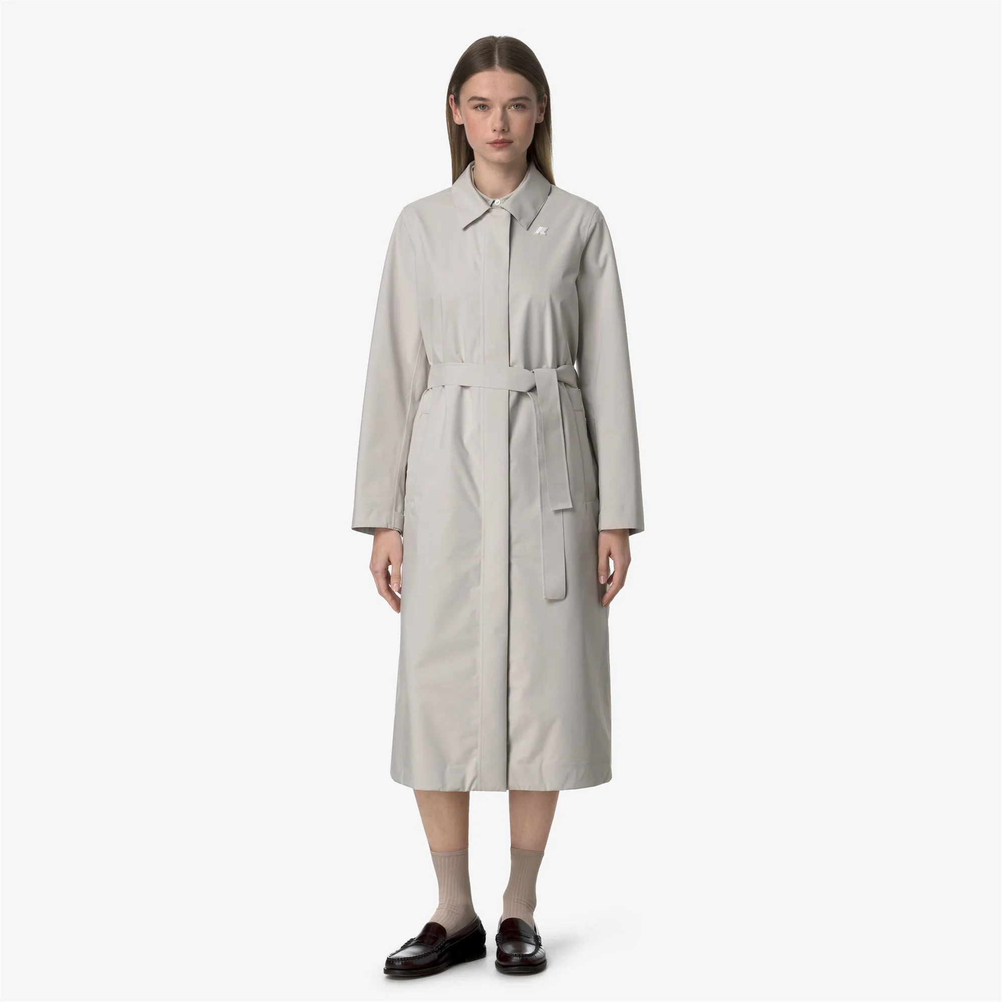 BARBRA STRETCH 2L - Jackets - Long - Woman - BEIGE LT - Image 3