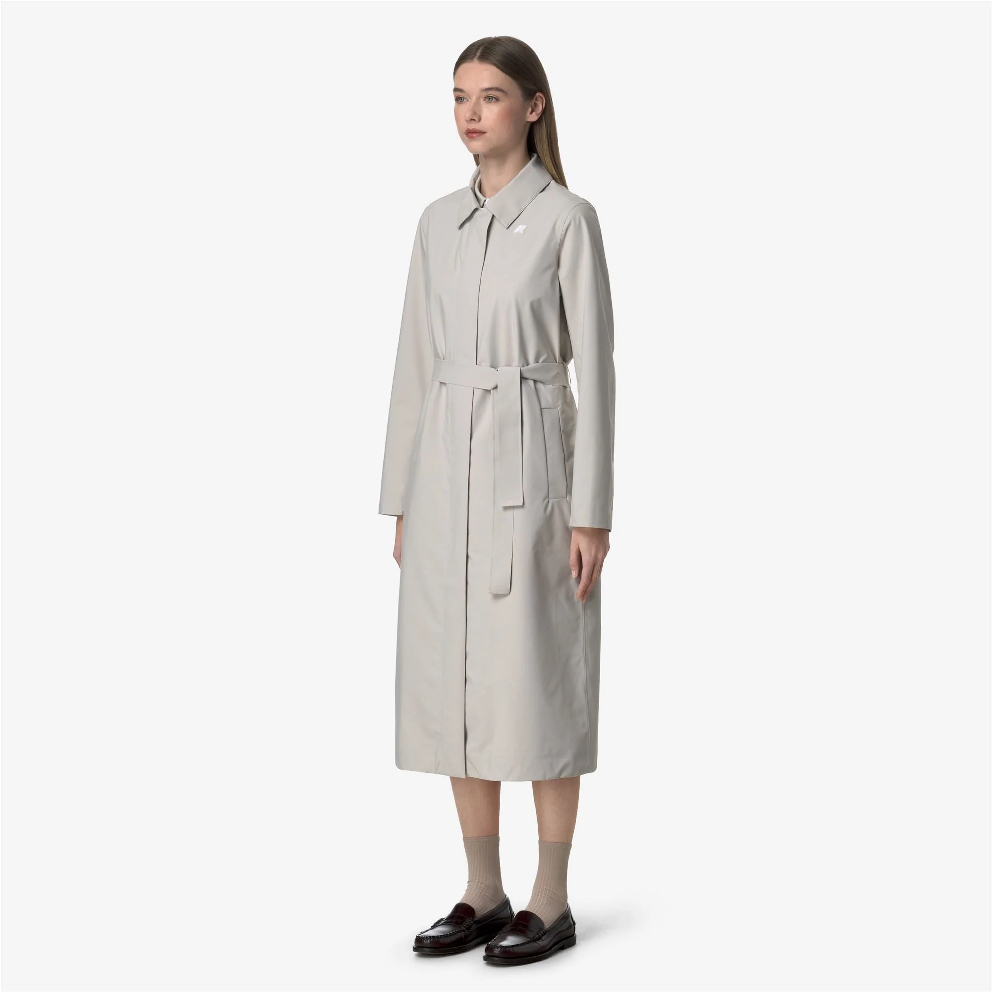 BARBRA STRETCH 2L - Jackets - Long - Woman - BEIGE LT - Image 4