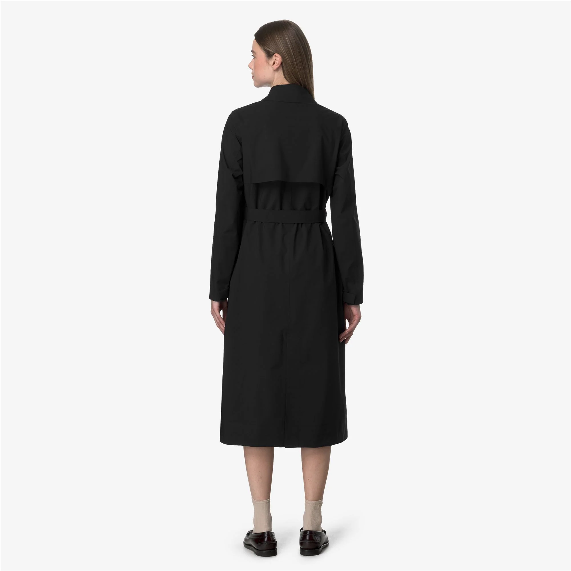 BARBRA STRETCH 2L - Jackets - Long - Woman - BLACK PURE - Image 5