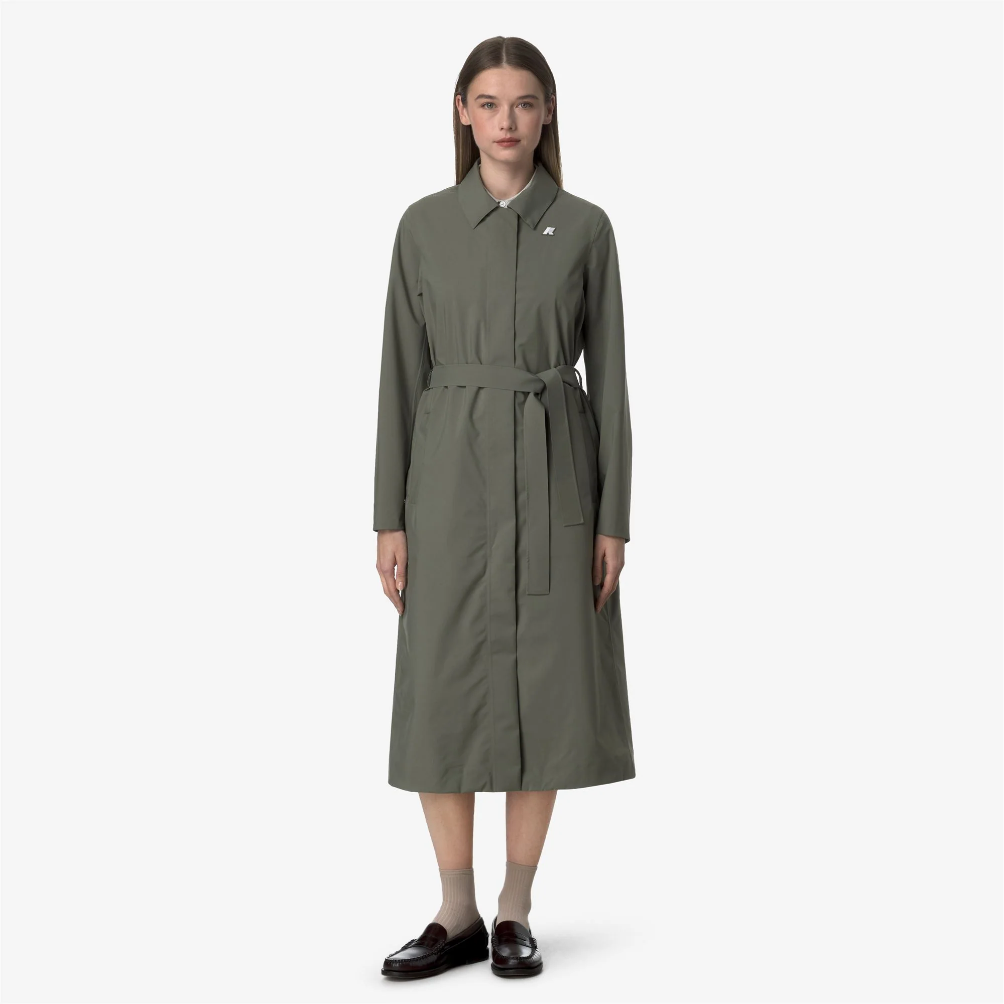 BARBRA STRETCH 2L - Jackets - Long - Woman - GREEN LICHEN - Image 3