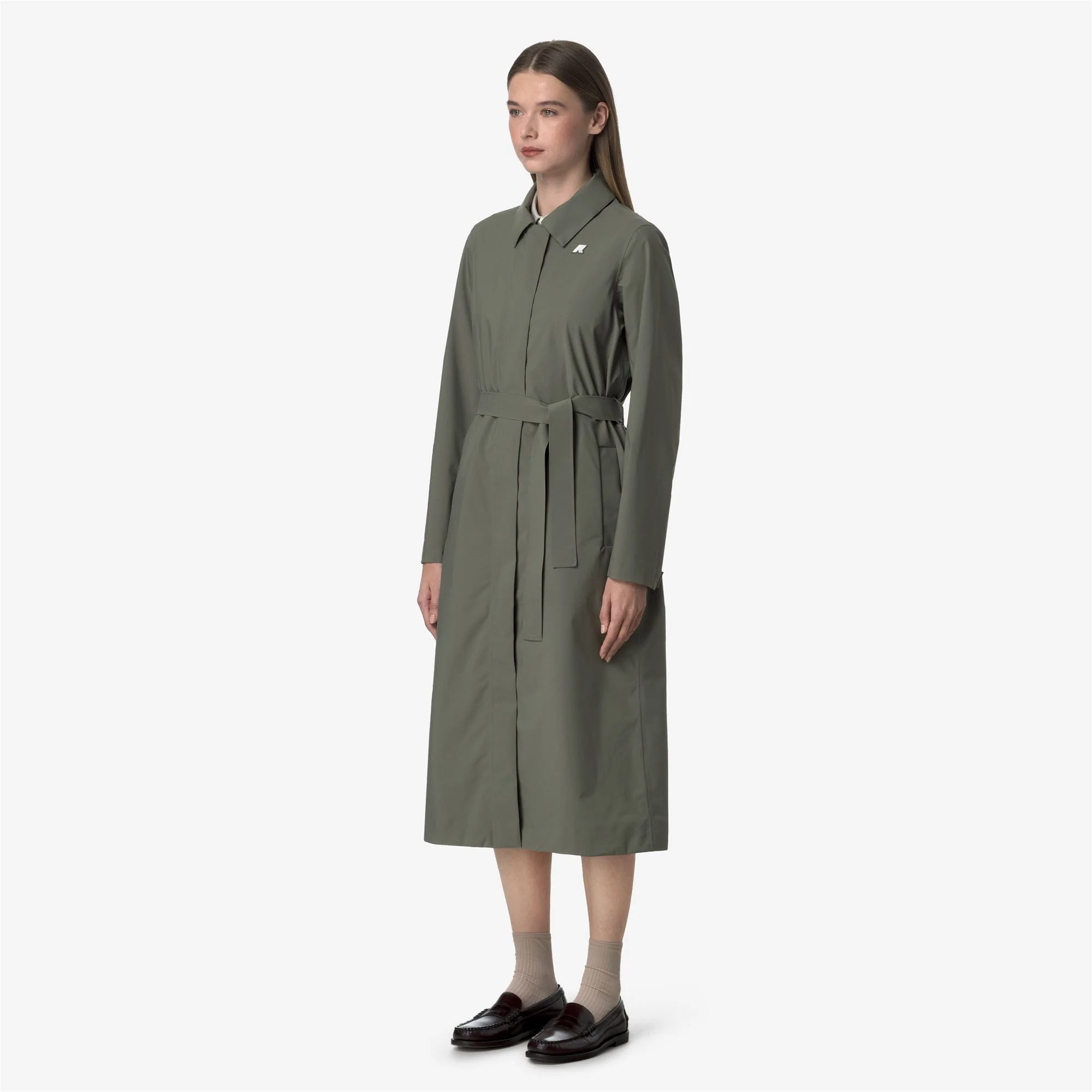 BARBRA STRETCH 2L - Jackets - Long - Woman - GREEN LICHEN - Image 4