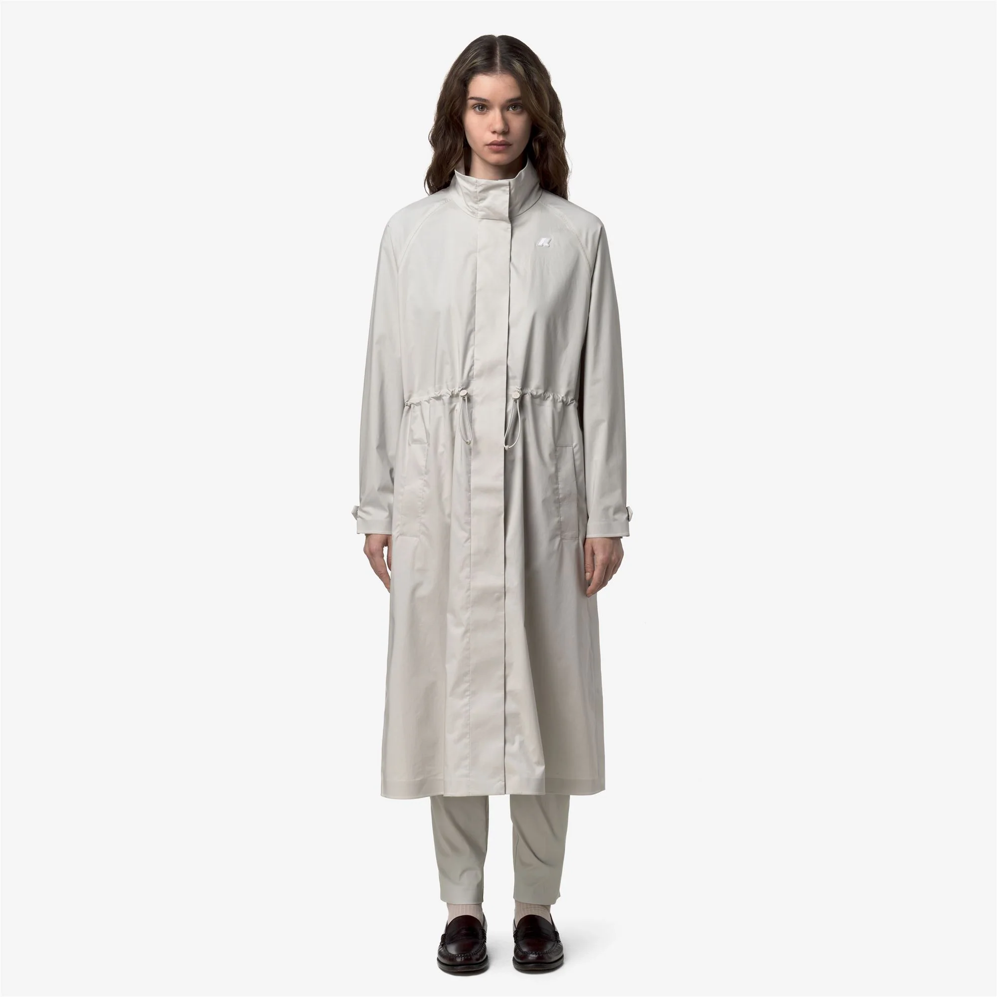 BARBREIN COTTON 3LAYERS AF - Jackets - Long - Woman - BEIGE LT - Image 4