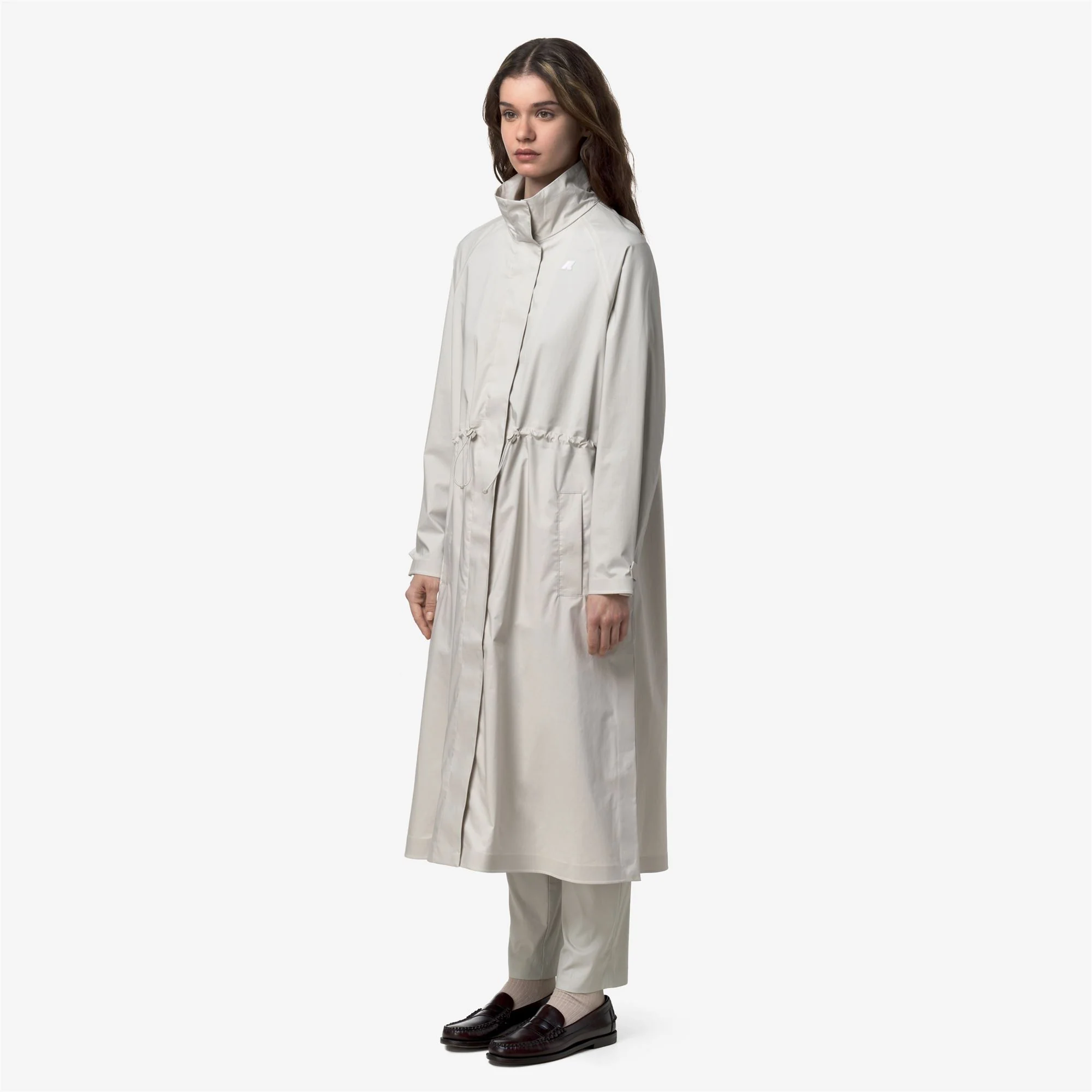 BARBREIN COTTON 3LAYERS AF - Jackets - Long - Woman - BEIGE LT - Image 5