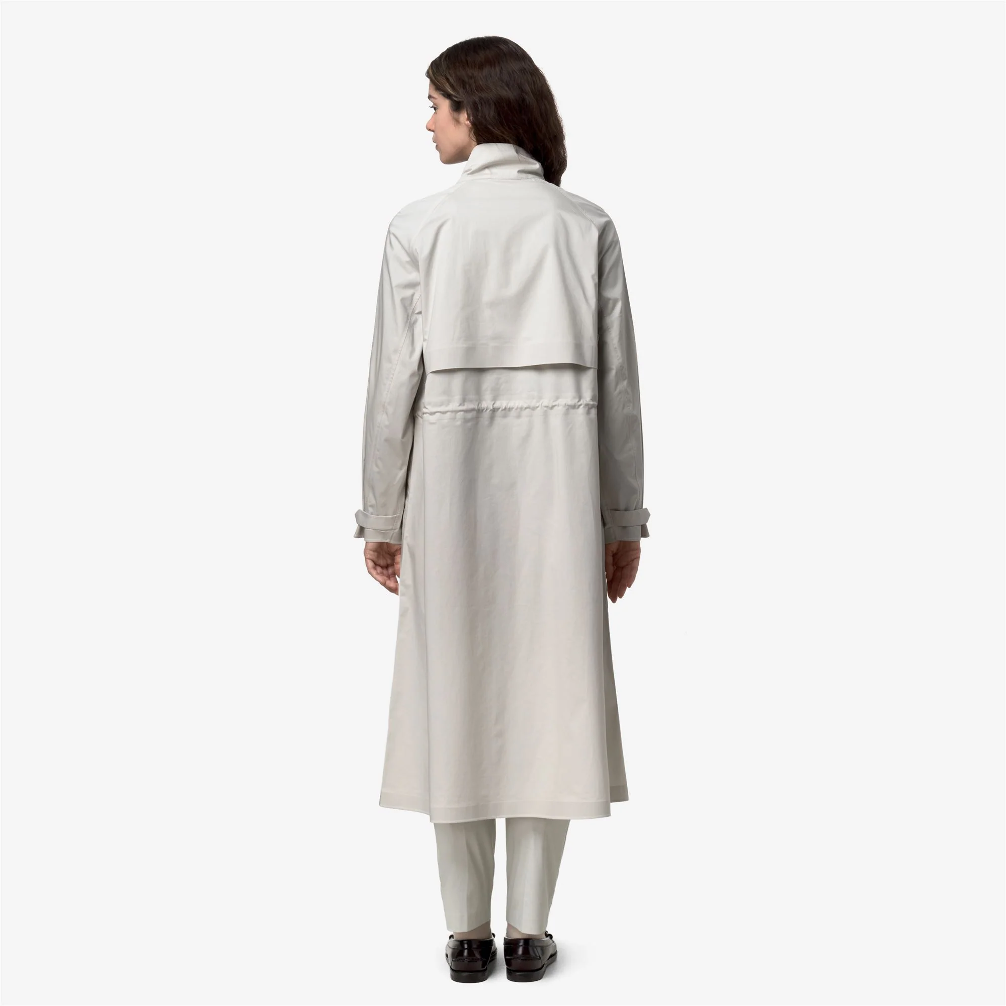 BARBREIN COTTON 3LAYERS AF - Jackets - Long - Woman - BEIGE LT - Image 6