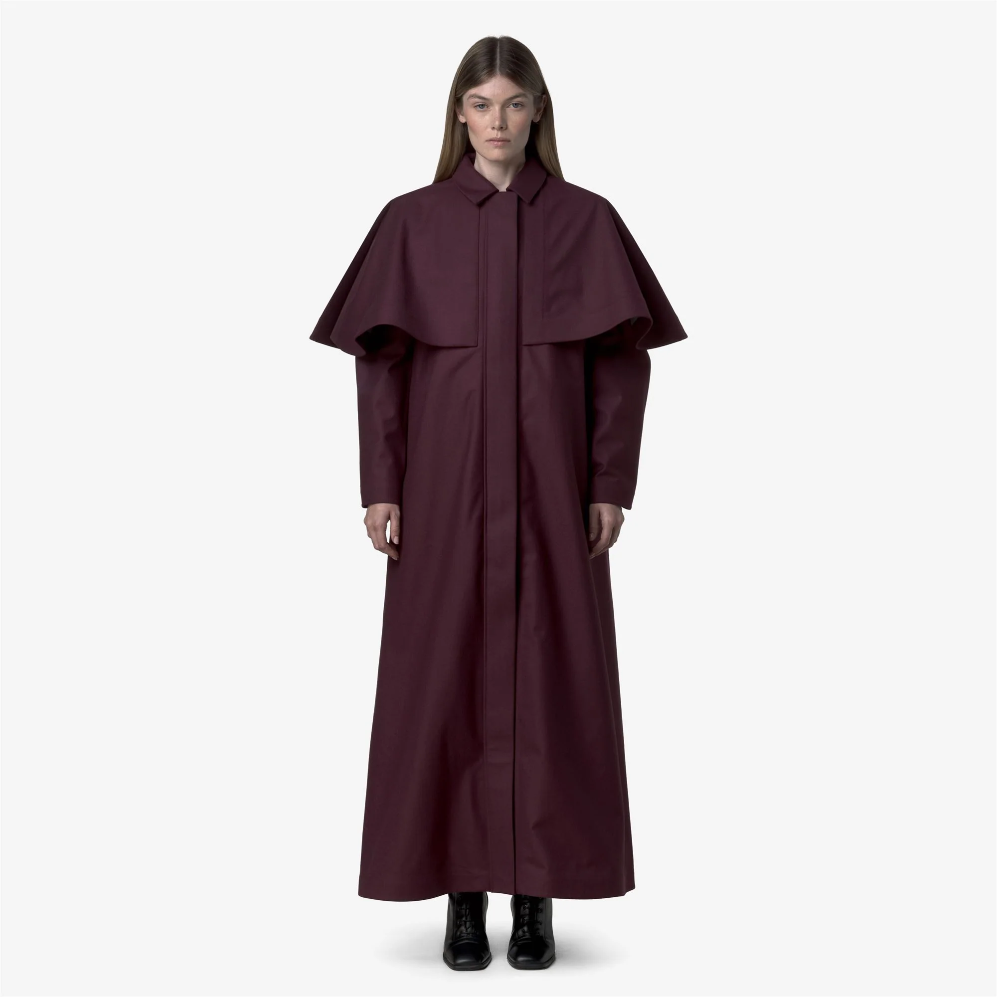 BLESS TECH WOOL 3L - Jackets - Long - Woman - RED DK AMARANTO - Image 4