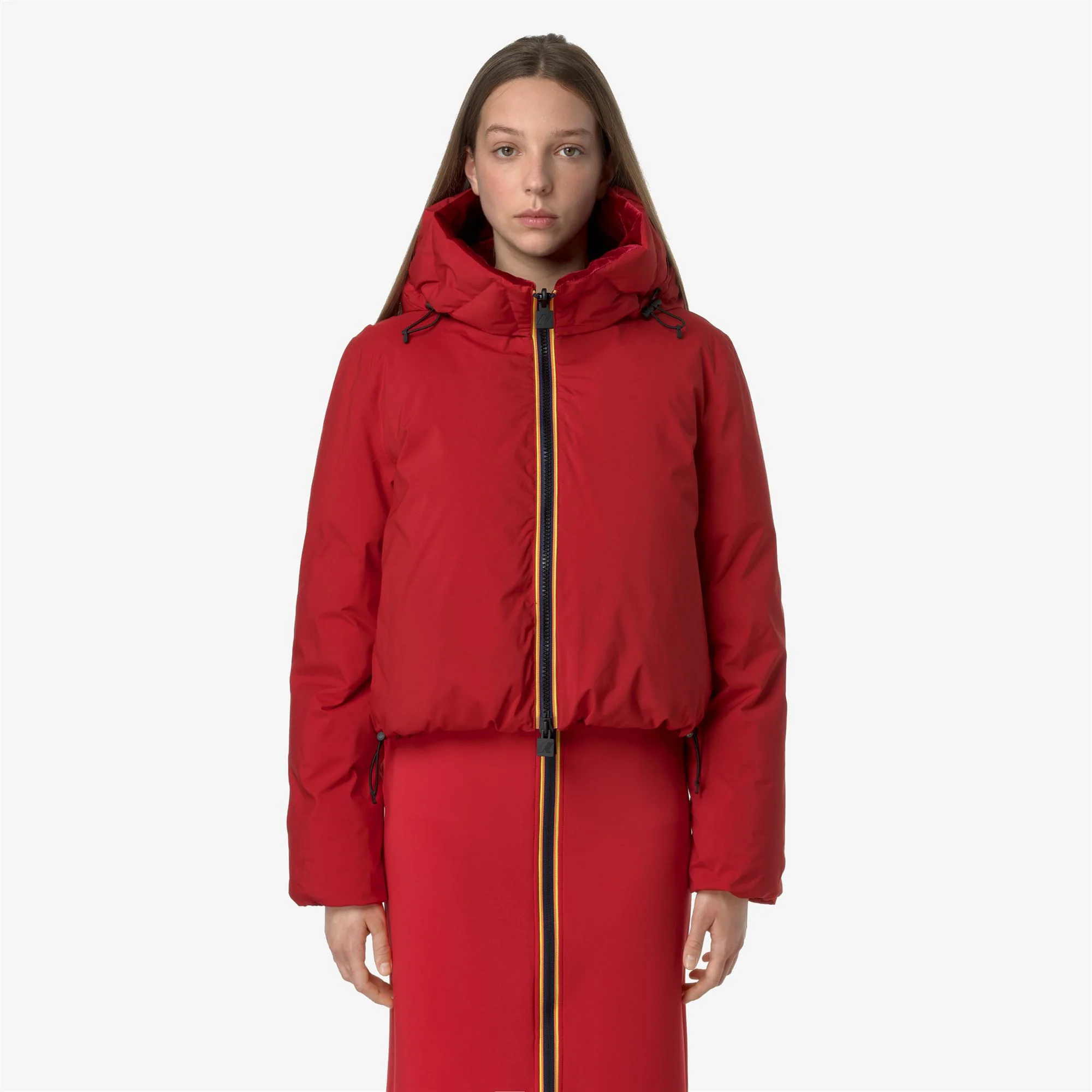 BRIEN VELVET THERMO REVERSIBLE - Jackets - Short - Woman - RED EMBOLDENED - Image 3